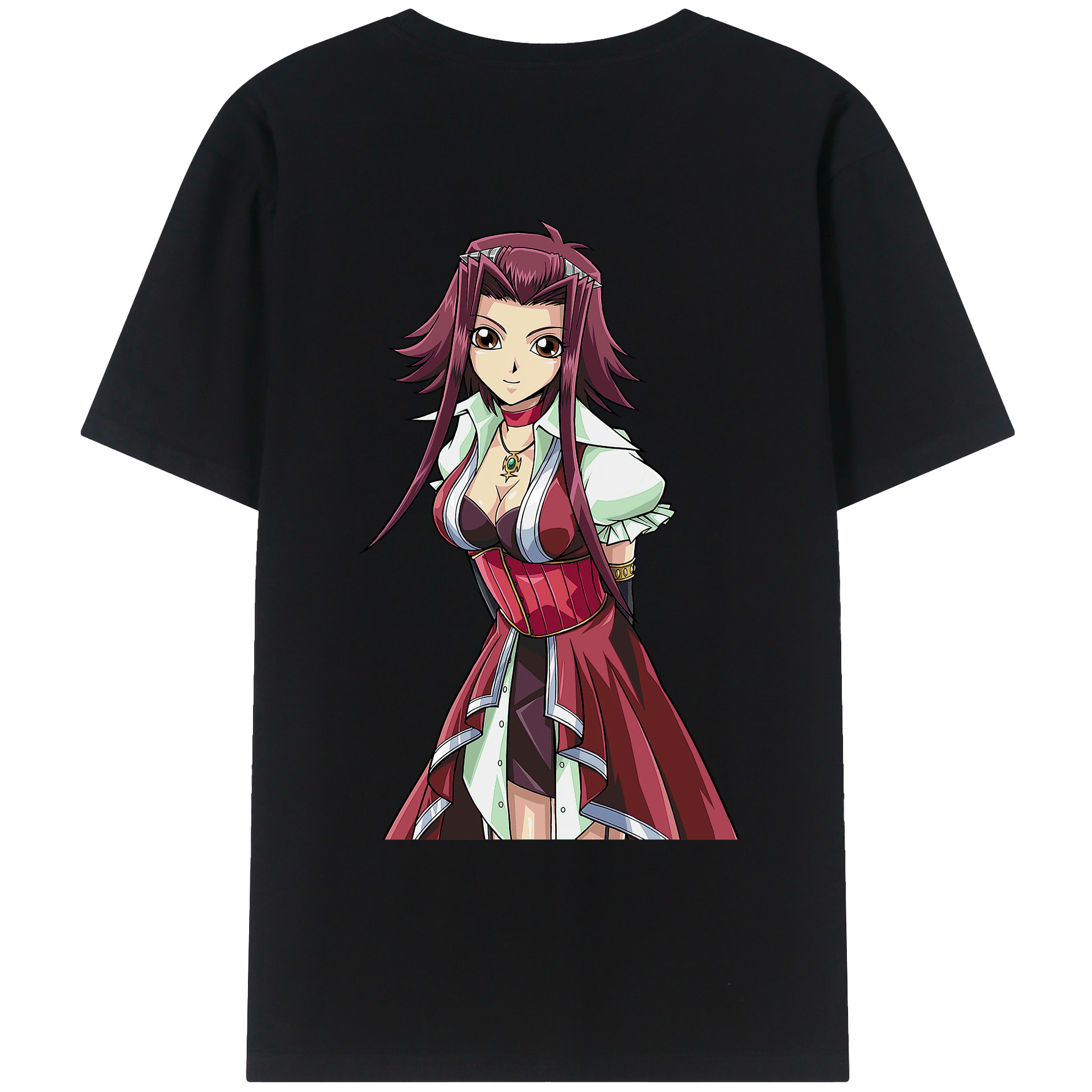 （画像用） 遊☆戯☆王 Yu-Gi-Oh! レディース半袖Tシャツ(バックプリント)