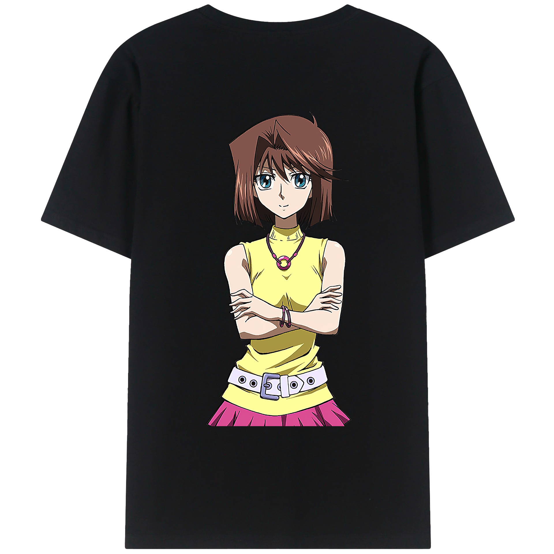 遊☆戯☆王 Yu-Gi-Oh! レディース半袖Tシャツ(バックプリント)