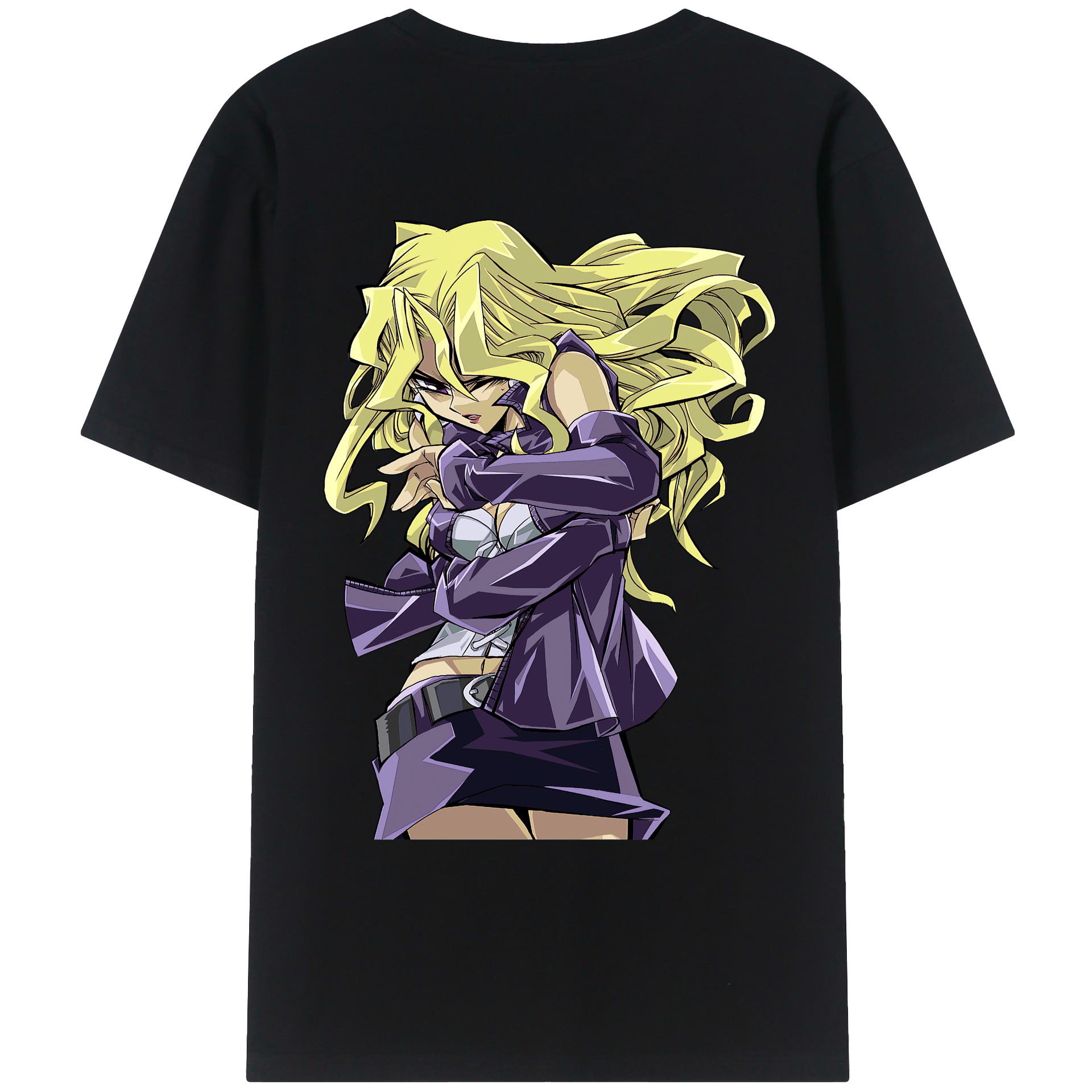（画像用） 遊☆戯☆王 Yu-Gi-Oh! レディース半袖Tシャツ(バックプリント)