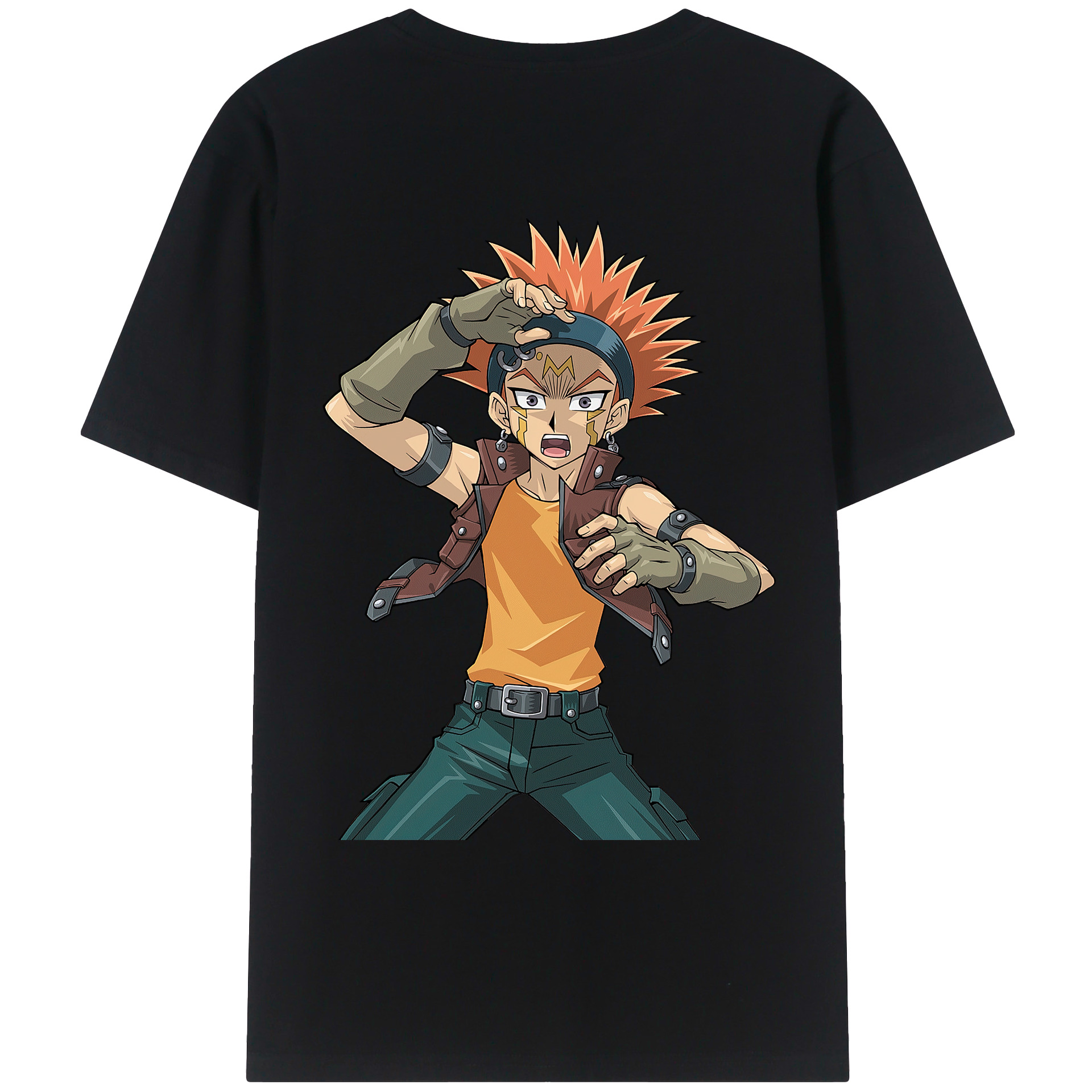 （画像用） 遊☆戯☆王 Yu-Gi-Oh! レディース半袖Tシャツ(バックプリント)