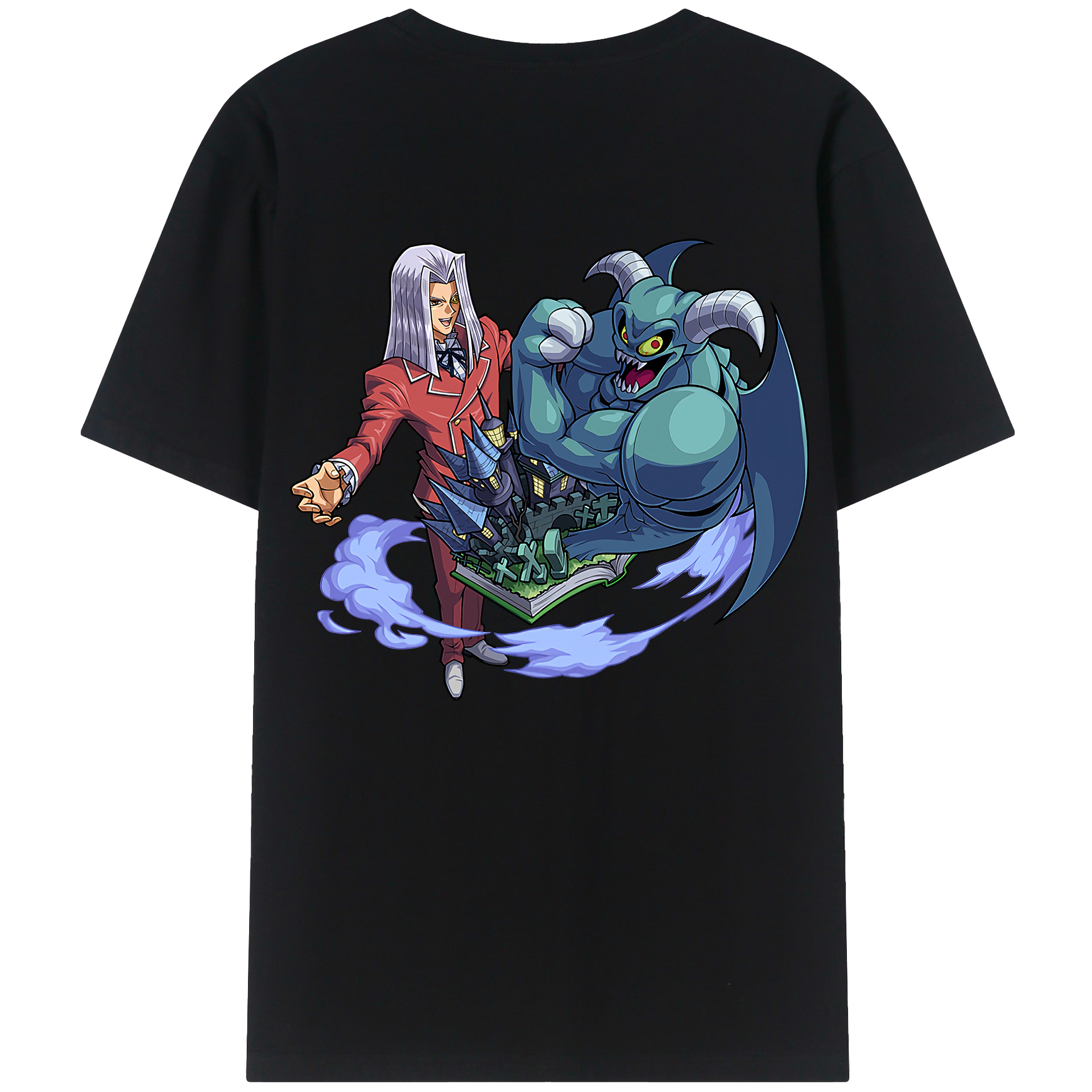 （画像用） 遊☆戯☆王 Yu-Gi-Oh! レディース半袖Tシャツ(バックプリント)