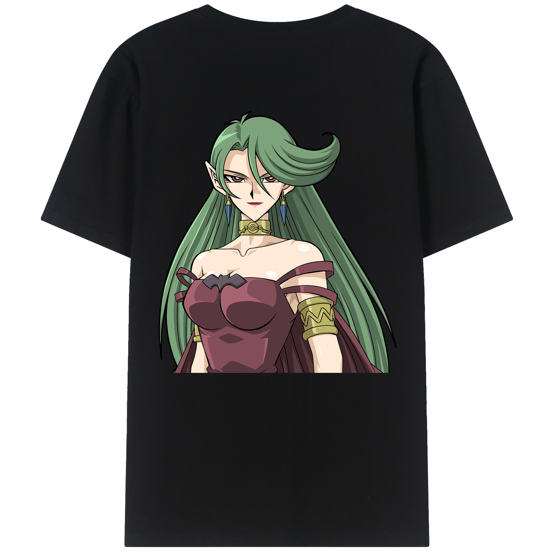 （画像用） 遊☆戯☆王 Yu-Gi-Oh! レディース半袖Tシャツ(バックプリント)
