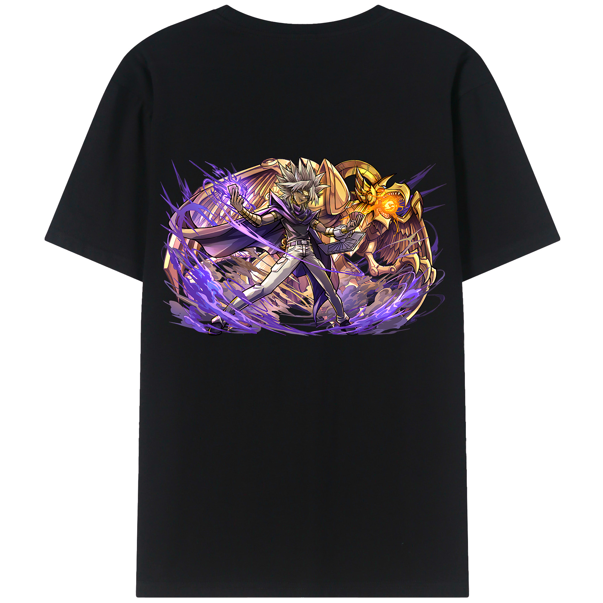 遊☆戯☆王 Yu-Gi-Oh! レディース半袖Tシャツ(バックプリント)