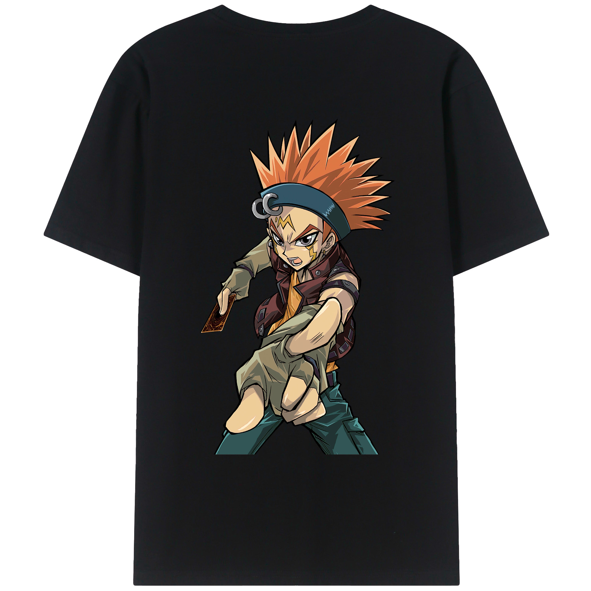 遊☆戯☆王 Yu-Gi-Oh! レディース半袖Tシャツ(バックプリント)
