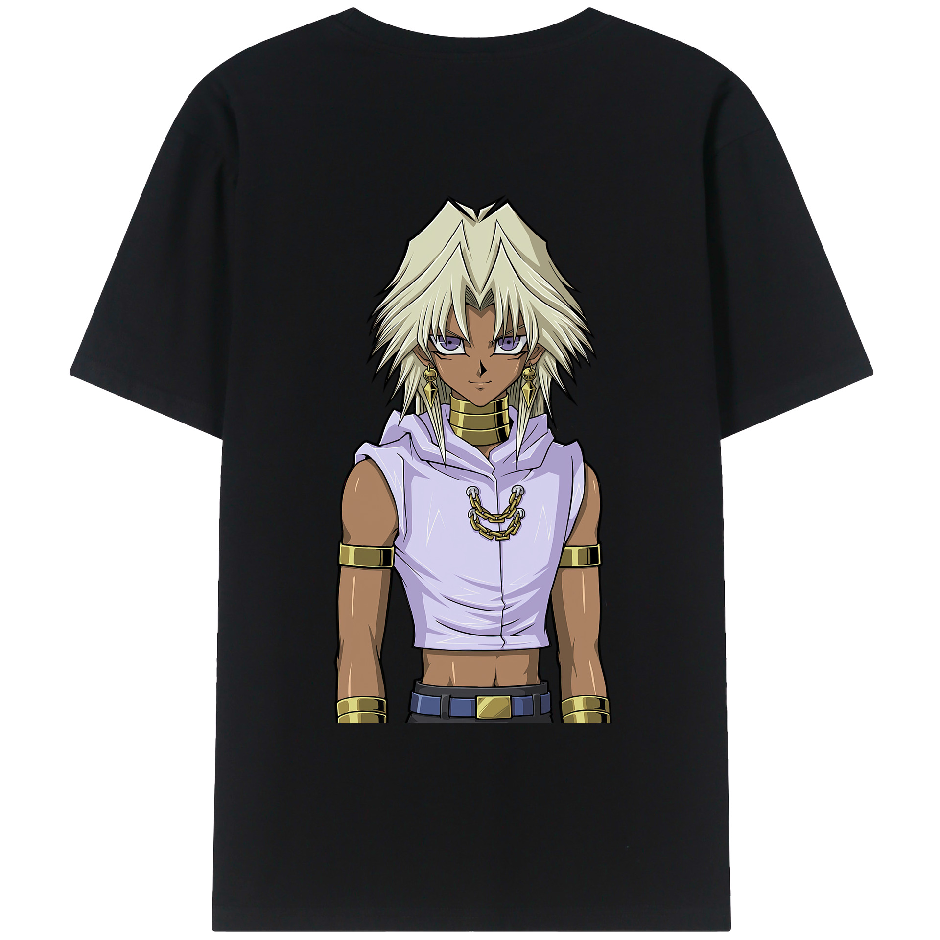 遊☆戯☆王 Yu-Gi-Oh! レディース半袖Tシャツ(バックプリント)