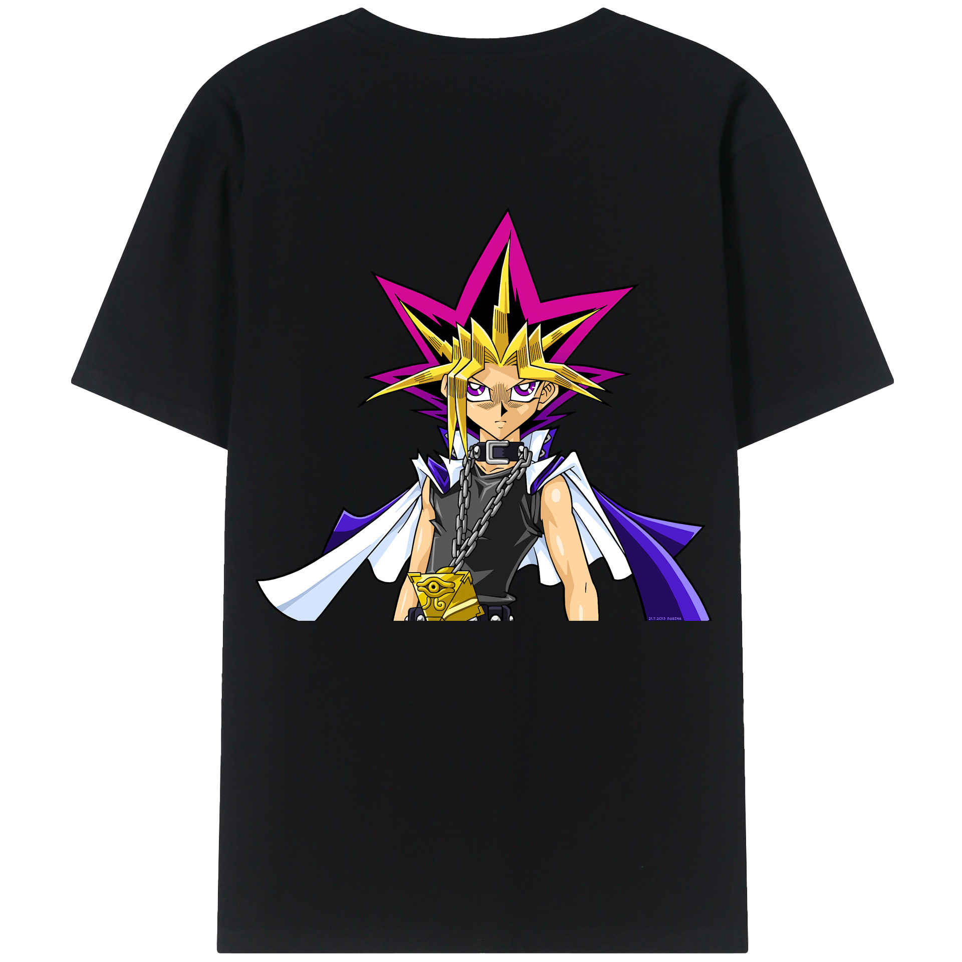 （画像用） 遊☆戯☆王 Yu-Gi-Oh! レディース半袖Tシャツ(バックプリント)