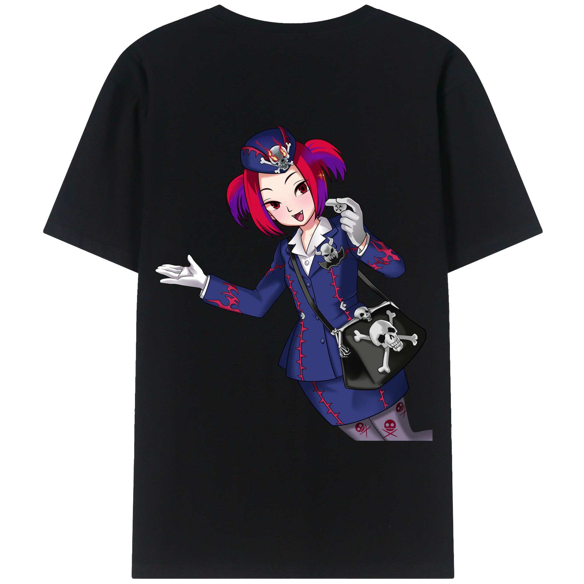 （画像用） 遊☆戯☆王 Yu-Gi-Oh! レディース半袖Tシャツ(バックプリント)