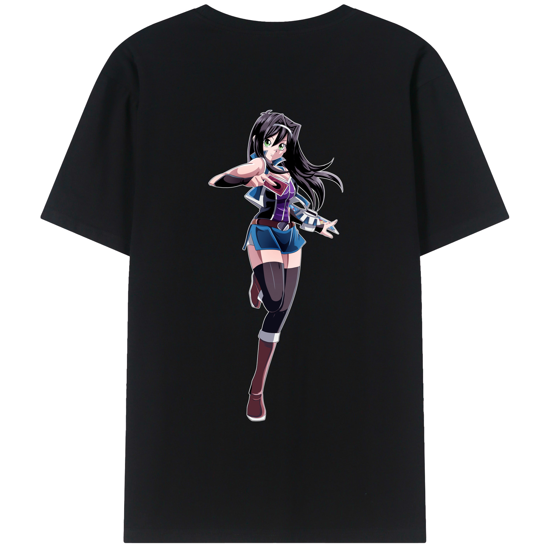 （画像用） 遊☆戯☆王 Yu-Gi-Oh! レディース半袖Tシャツ(バックプリント)
