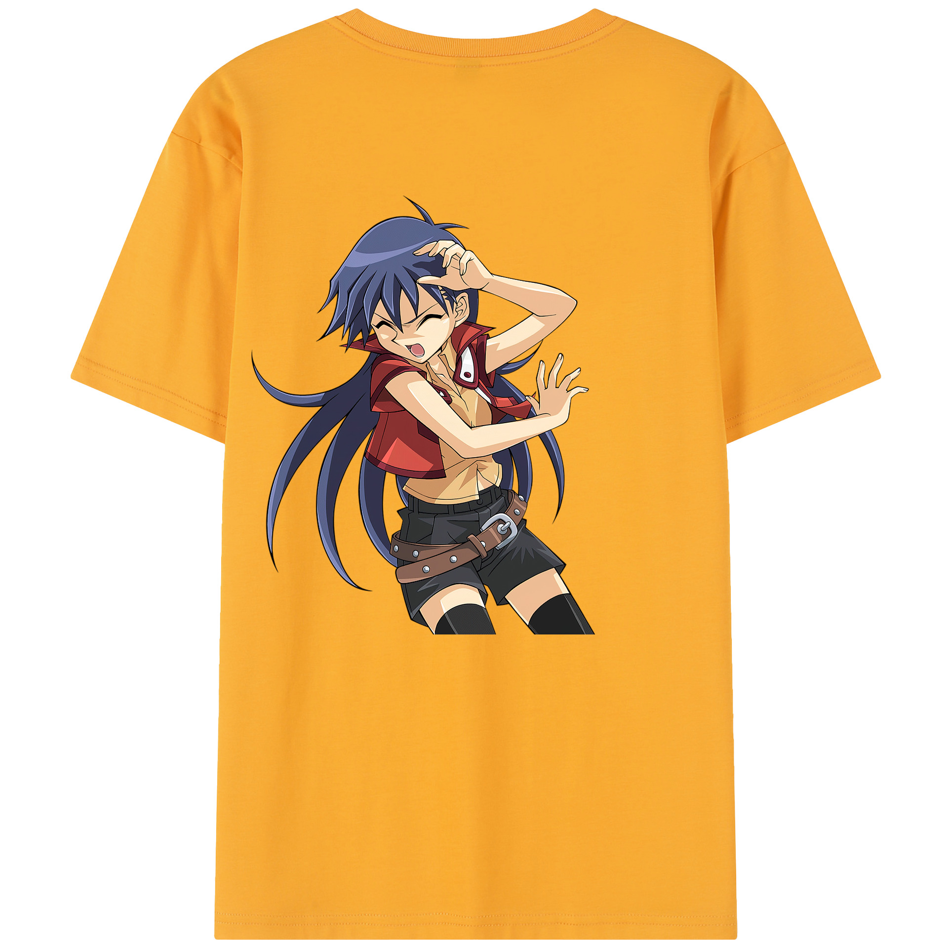 （画像用） 遊☆戯☆王 Yu-Gi-Oh! レディース半袖Tシャツ(バックプリント)
