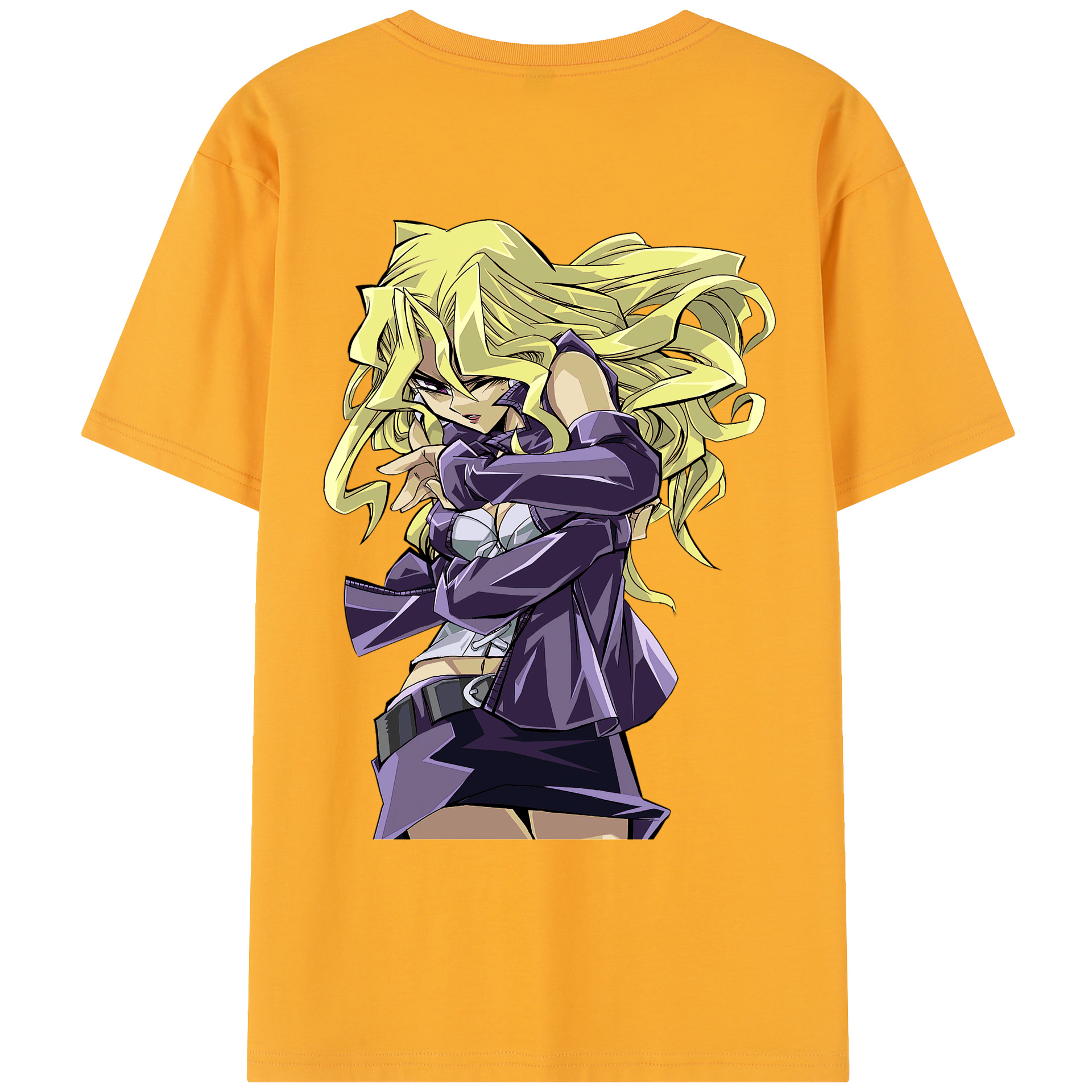 （画像用） 遊☆戯☆王 Yu-Gi-Oh! レディース半袖Tシャツ(バックプリント)
