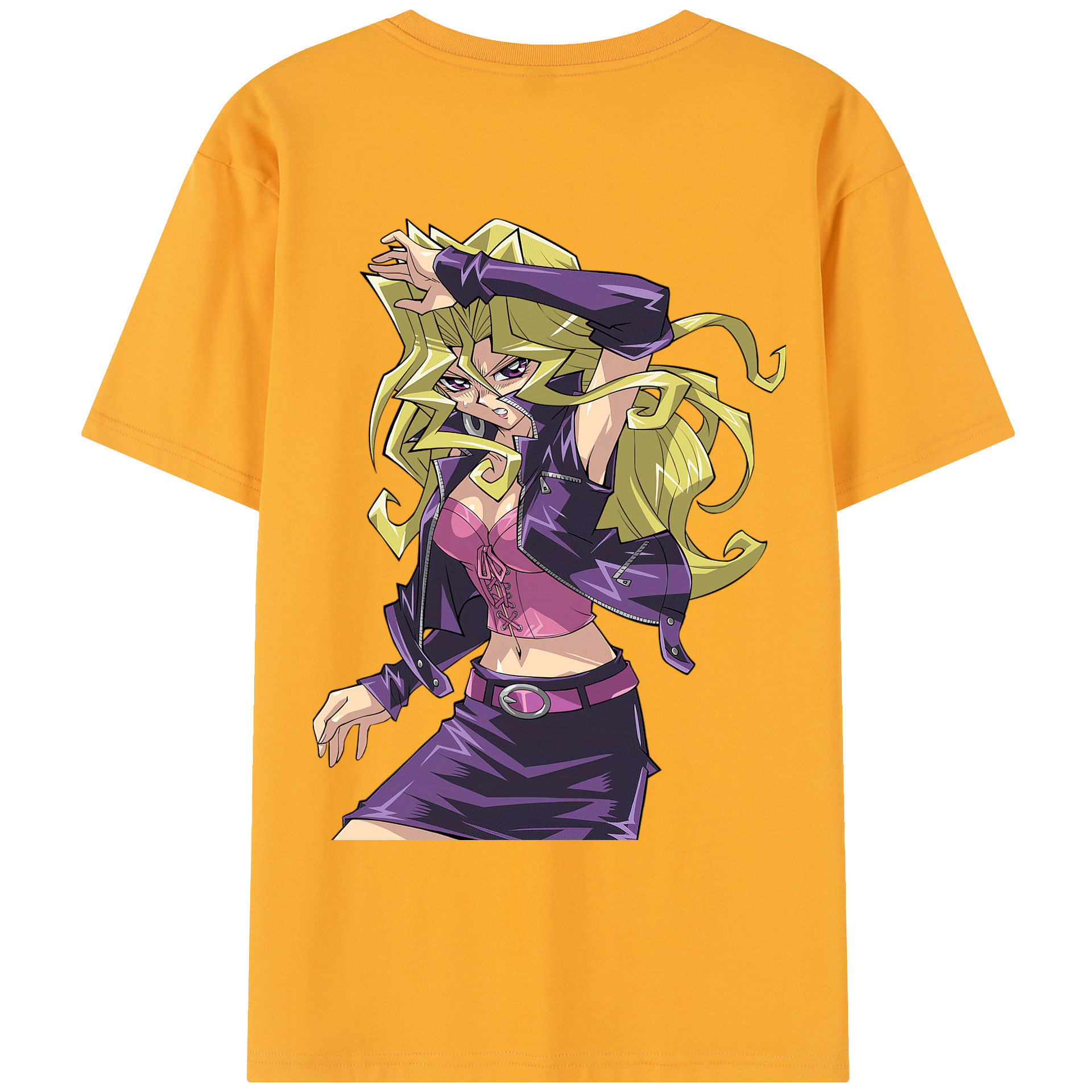 （画像用） 遊☆戯☆王 Yu-Gi-Oh! レディース半袖Tシャツ(バックプリント)