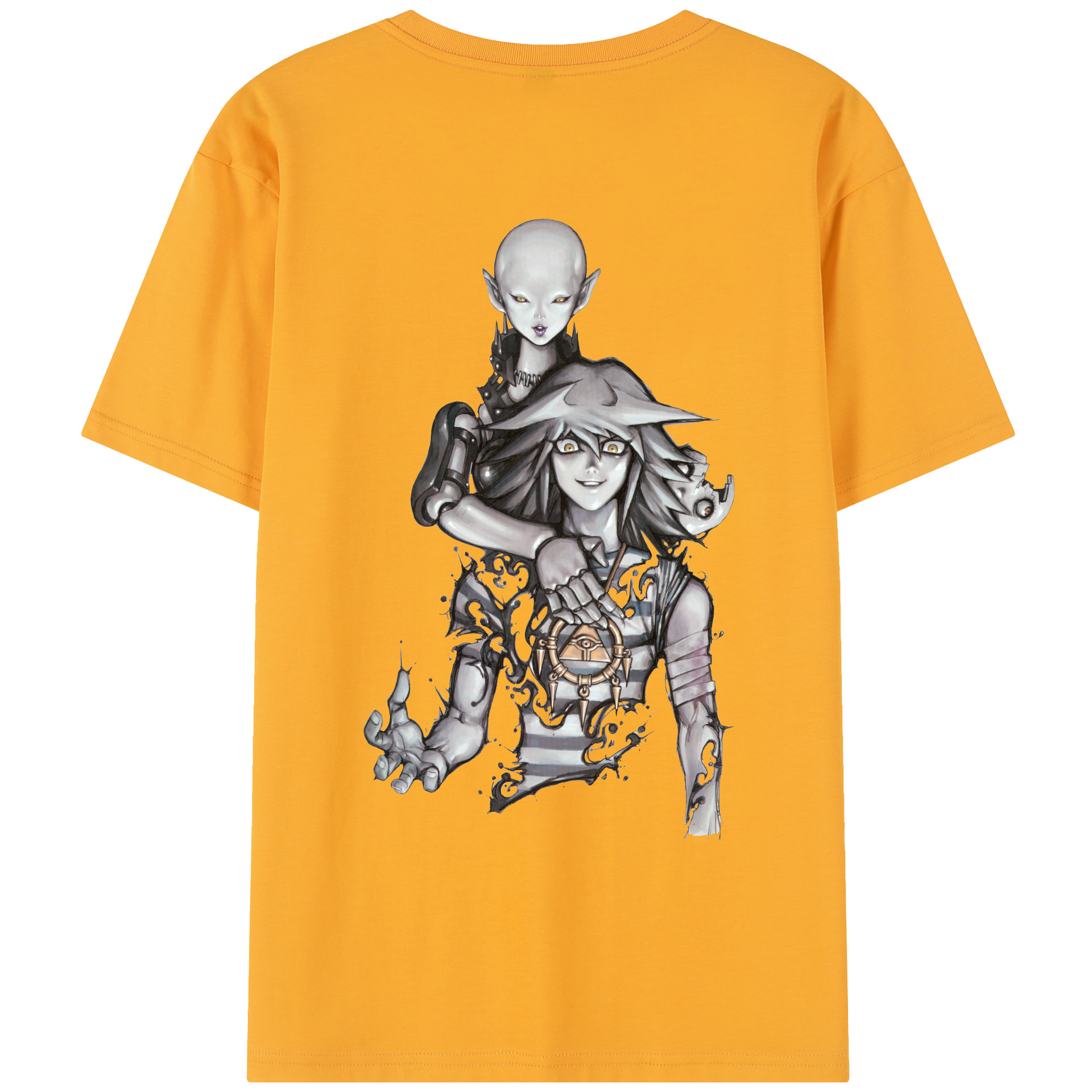 （画像用） 遊☆戯☆王 Yu-Gi-Oh! レディース半袖Tシャツ(バックプリント)