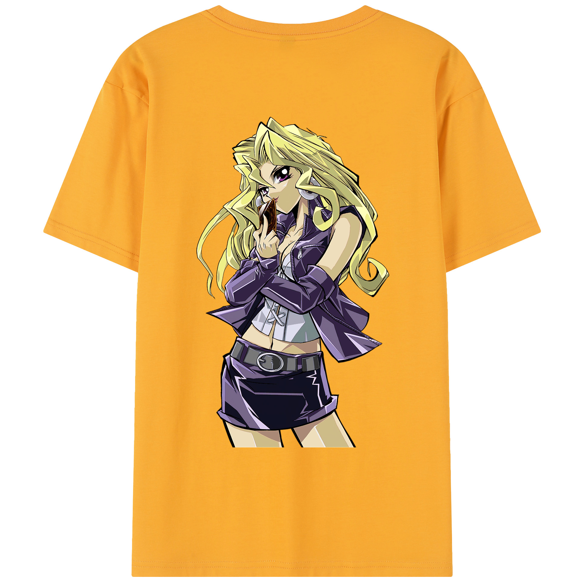 （画像用） 遊☆戯☆王 Yu-Gi-Oh! レディース半袖Tシャツ(バックプリント)