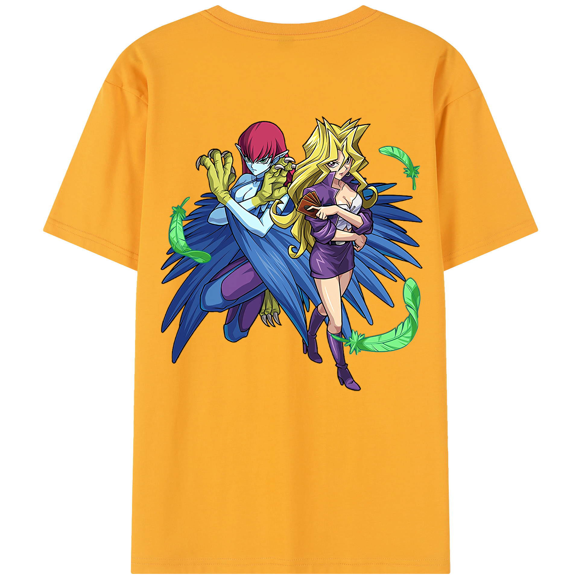 （画像用） 遊☆戯☆王 Yu-Gi-Oh! レディース半袖Tシャツ(バックプリント)