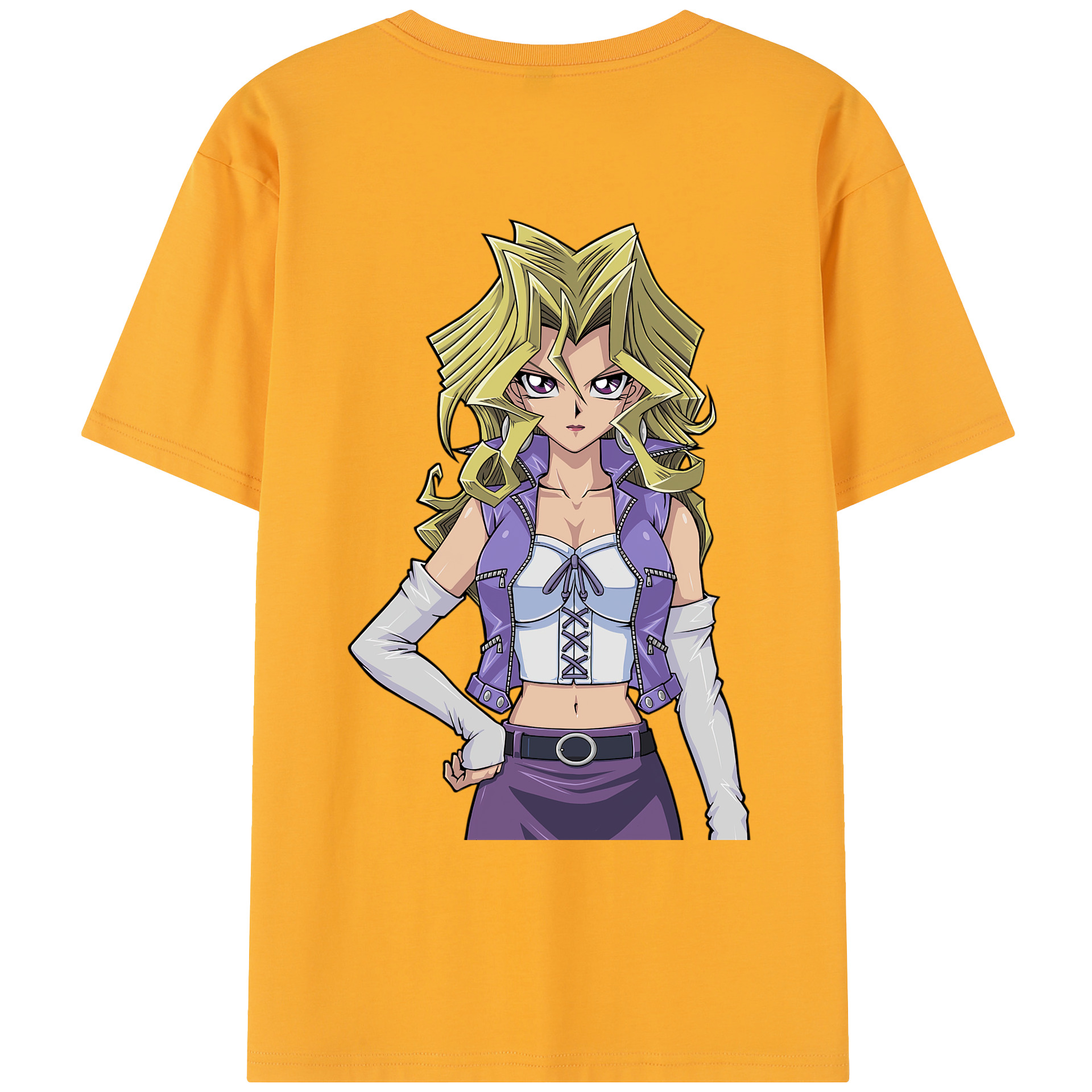 （画像用） 遊☆戯☆王 Yu-Gi-Oh! レディース半袖Tシャツ(バックプリント)