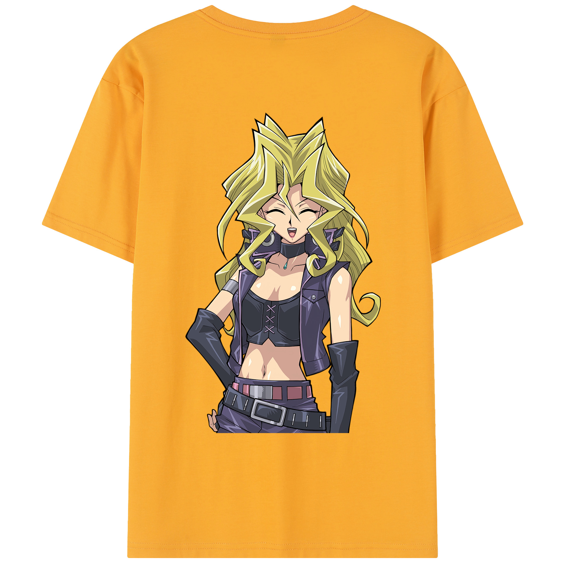 遊☆戯☆王 Yu-Gi-Oh! レディース半袖Tシャツ(バックプリント)