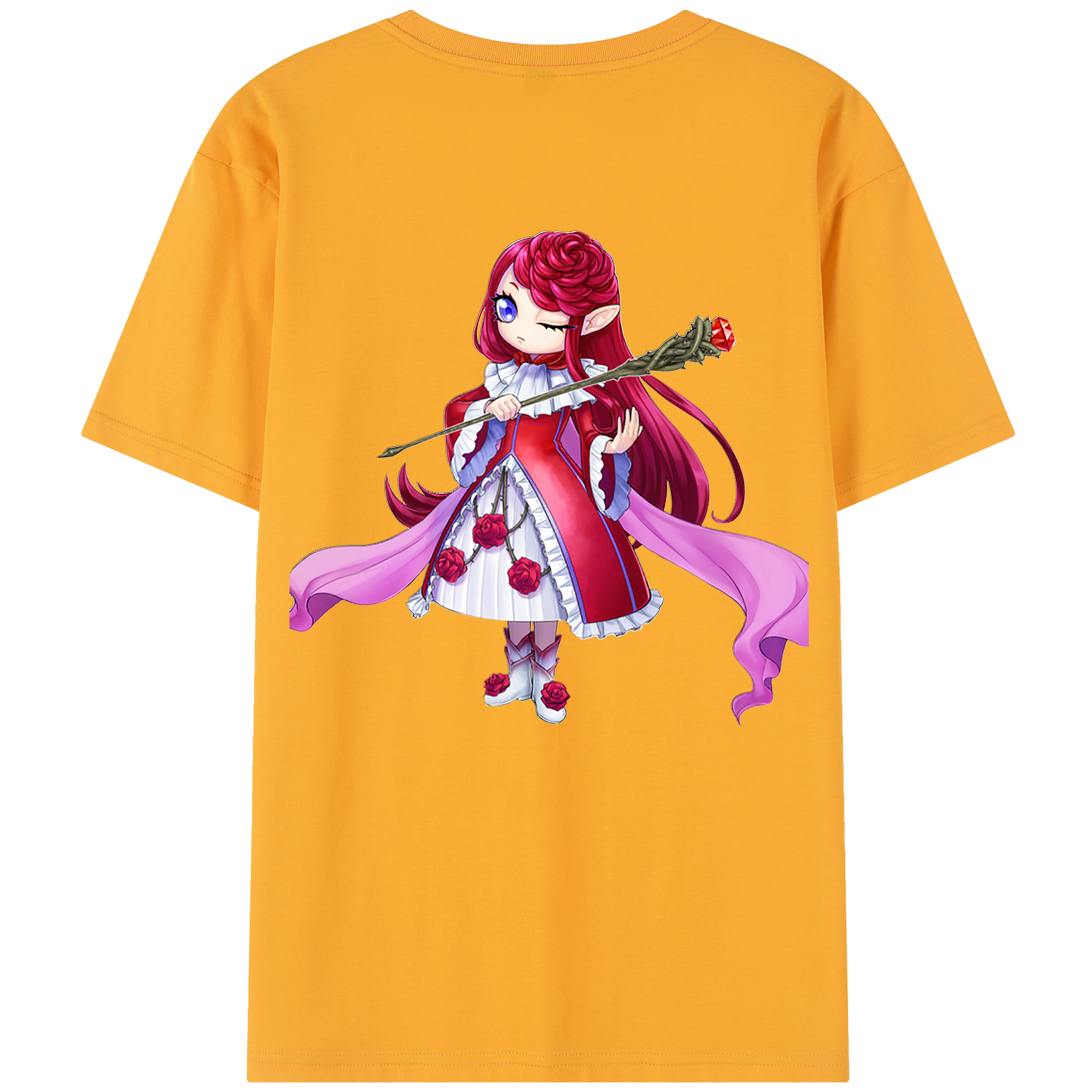 遊☆戯☆王 Yu-Gi-Oh! レディース半袖Tシャツ(バックプリント)