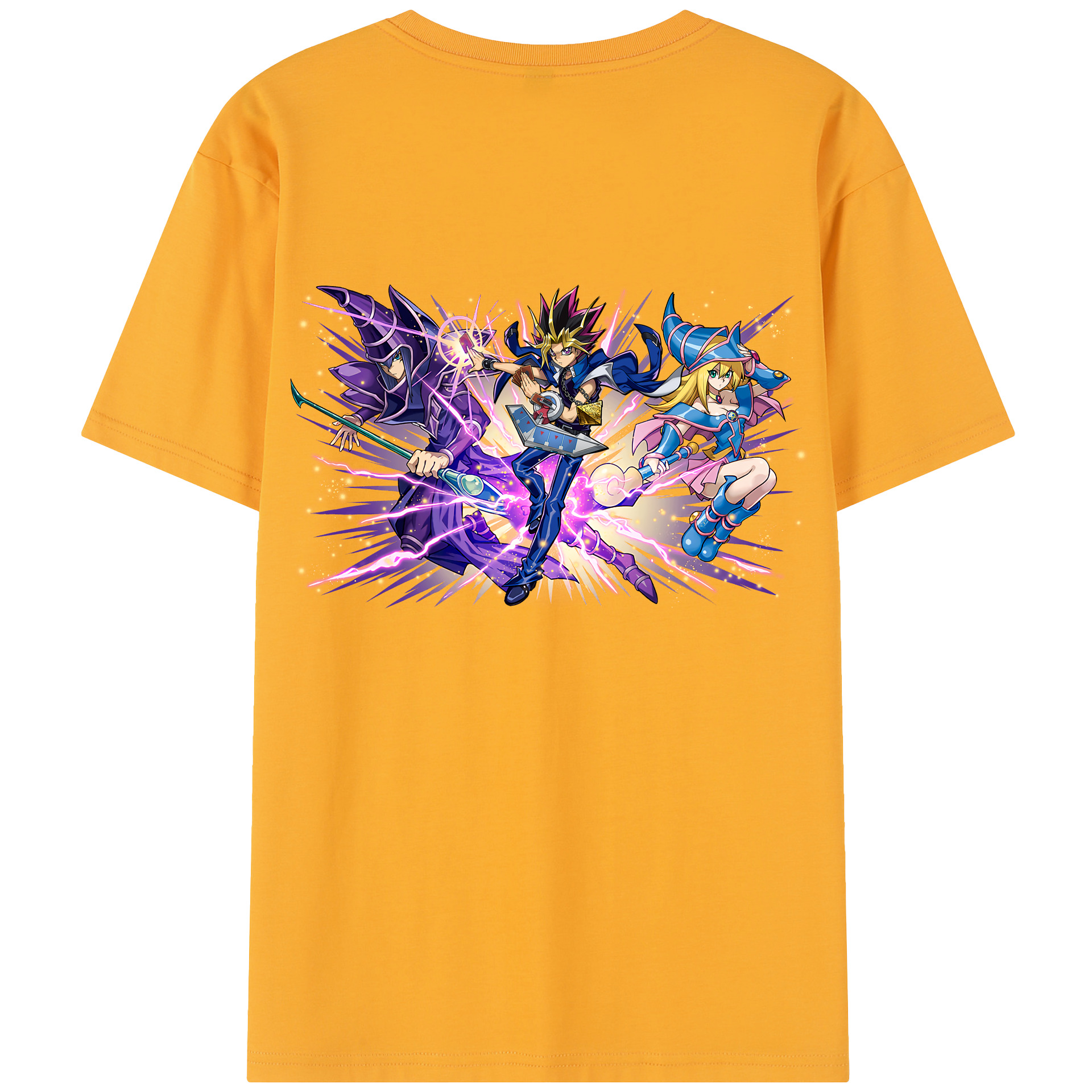 遊☆戯☆王 Yu-Gi-Oh! レディース半袖Tシャツ(バックプリント)