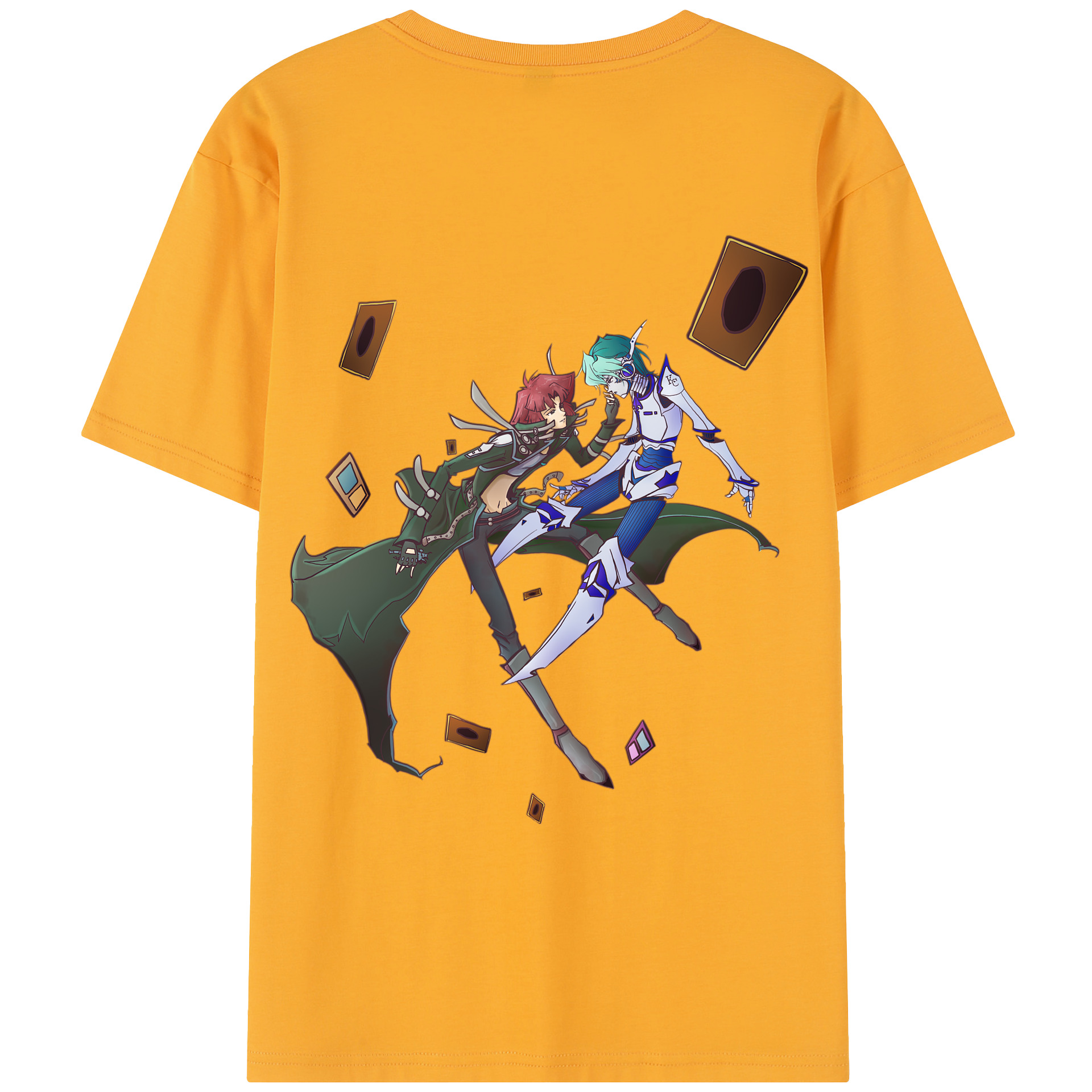 遊☆戯☆王 Yu-Gi-Oh! レディース半袖Tシャツ(バックプリント)