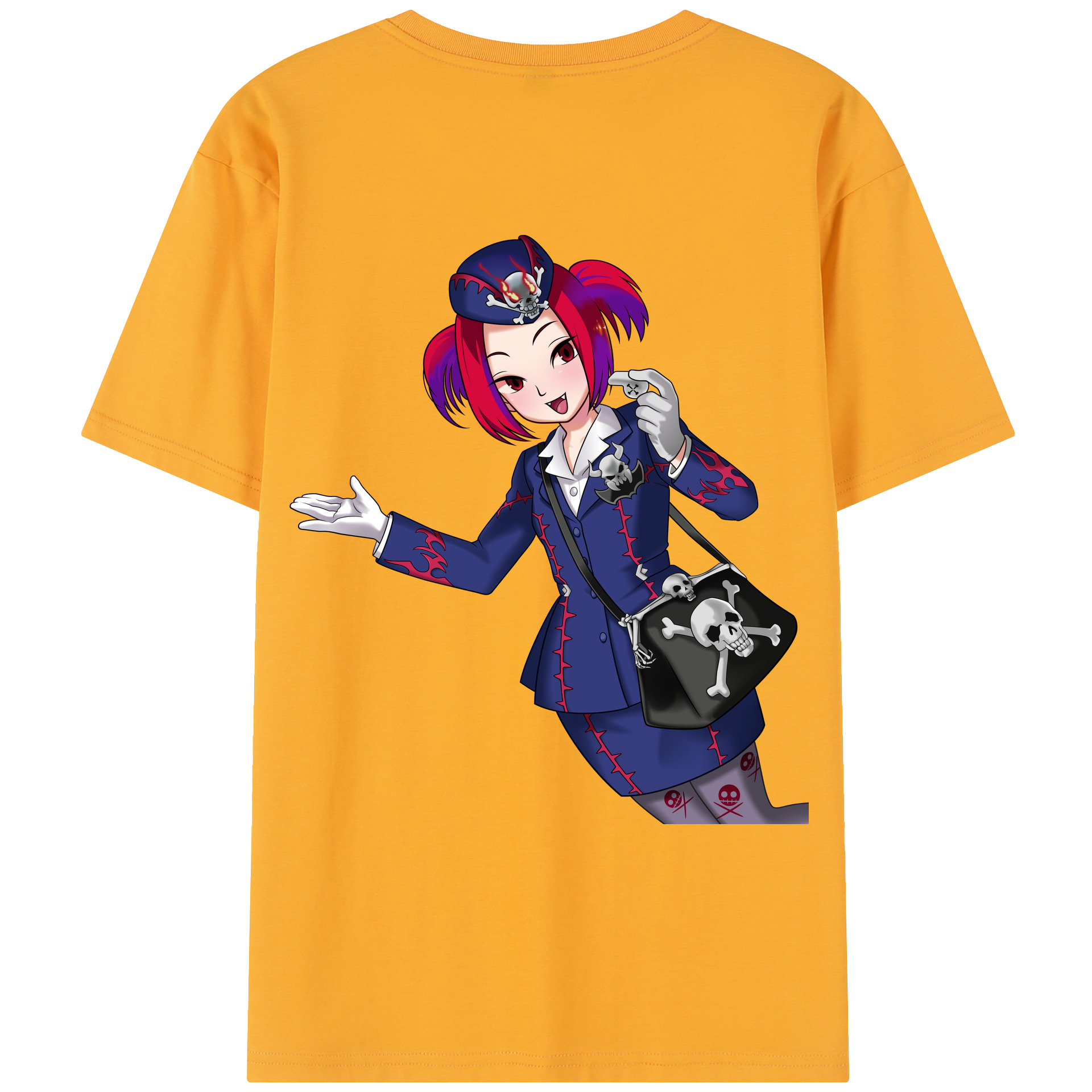 （画像用） 遊☆戯☆王 Yu-Gi-Oh! レディース半袖Tシャツ(バックプリント)