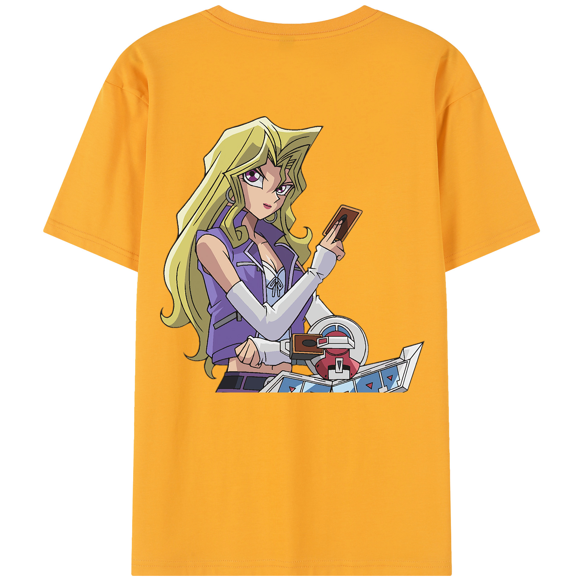 （画像用） 遊☆戯☆王 Yu-Gi-Oh! レディース半袖Tシャツ(バックプリント)