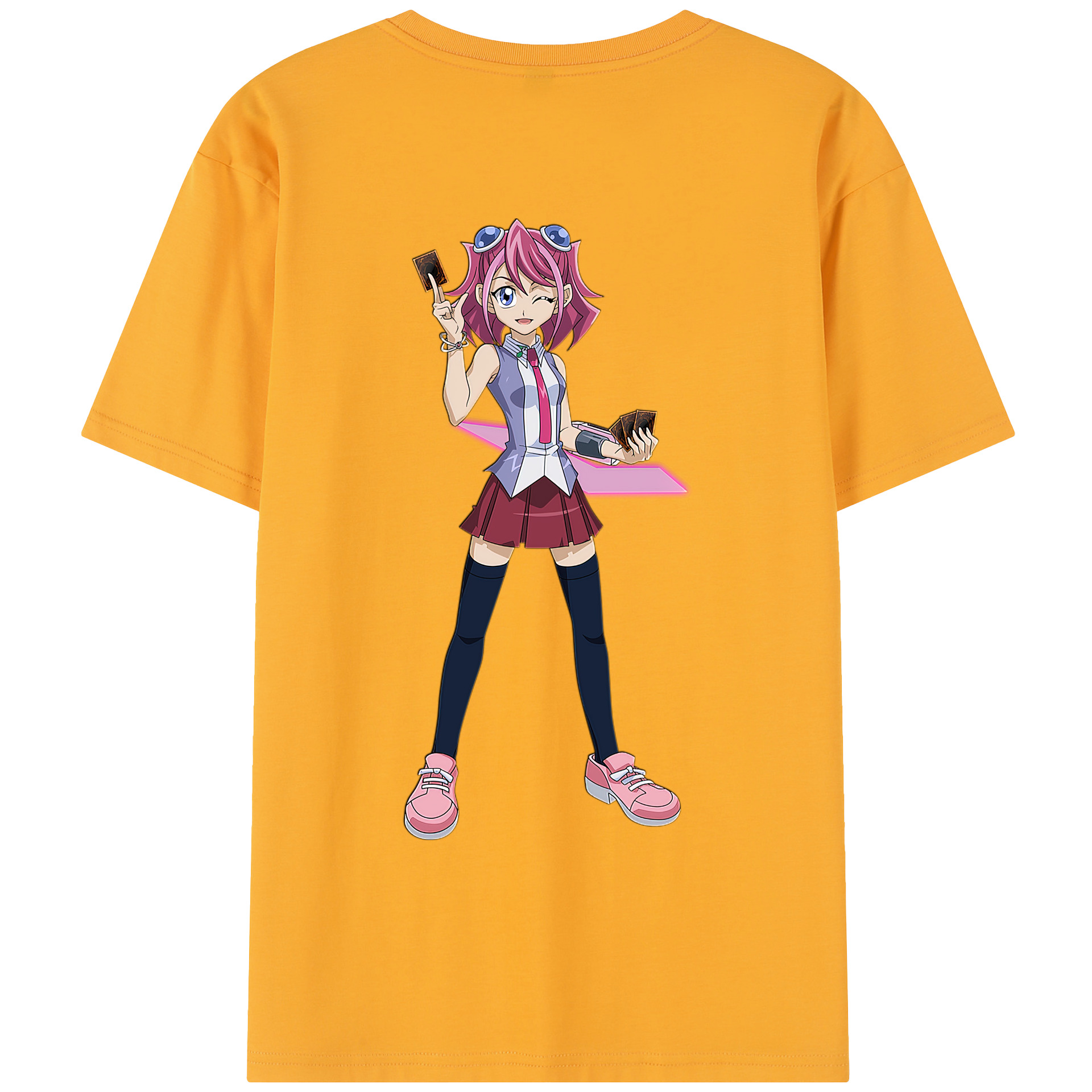 （画像用） 遊☆戯☆王 Yu-Gi-Oh! レディース半袖Tシャツ(バックプリント)