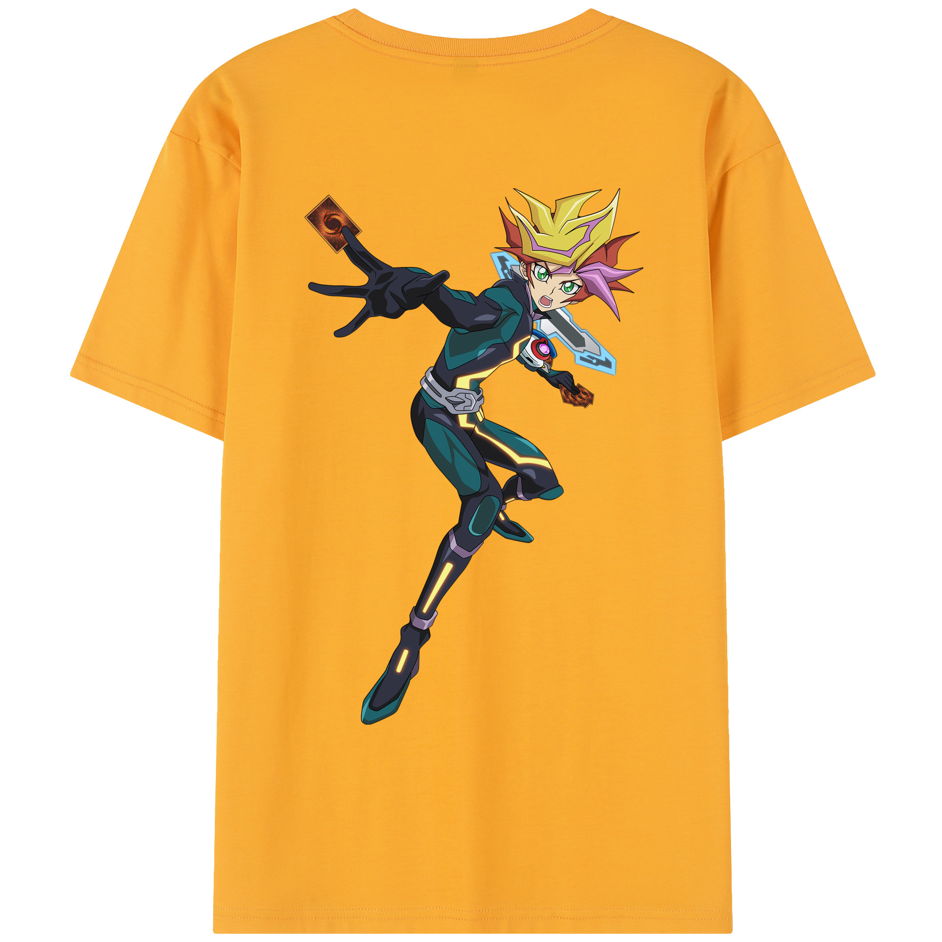 （画像用） 遊☆戯☆王 Yu-Gi-Oh! レディース半袖Tシャツ(バックプリント)