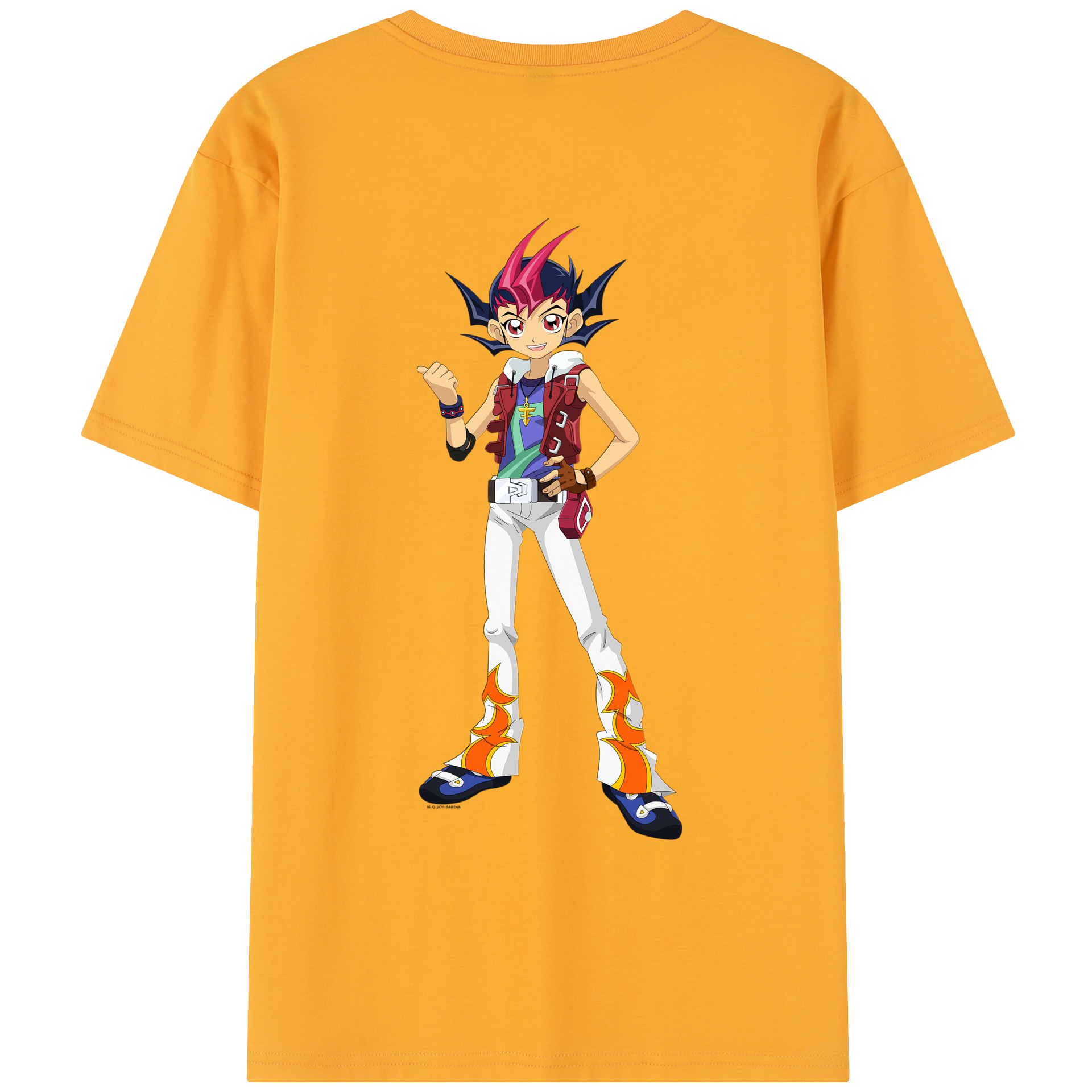 （画像用） 遊☆戯☆王 Yu-Gi-Oh! レディース半袖Tシャツ(バックプリント)