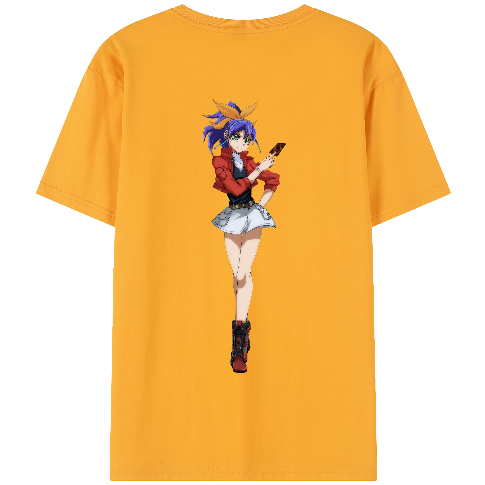 （画像用） 遊☆戯☆王 Yu-Gi-Oh! レディース半袖Tシャツ(バックプリント)