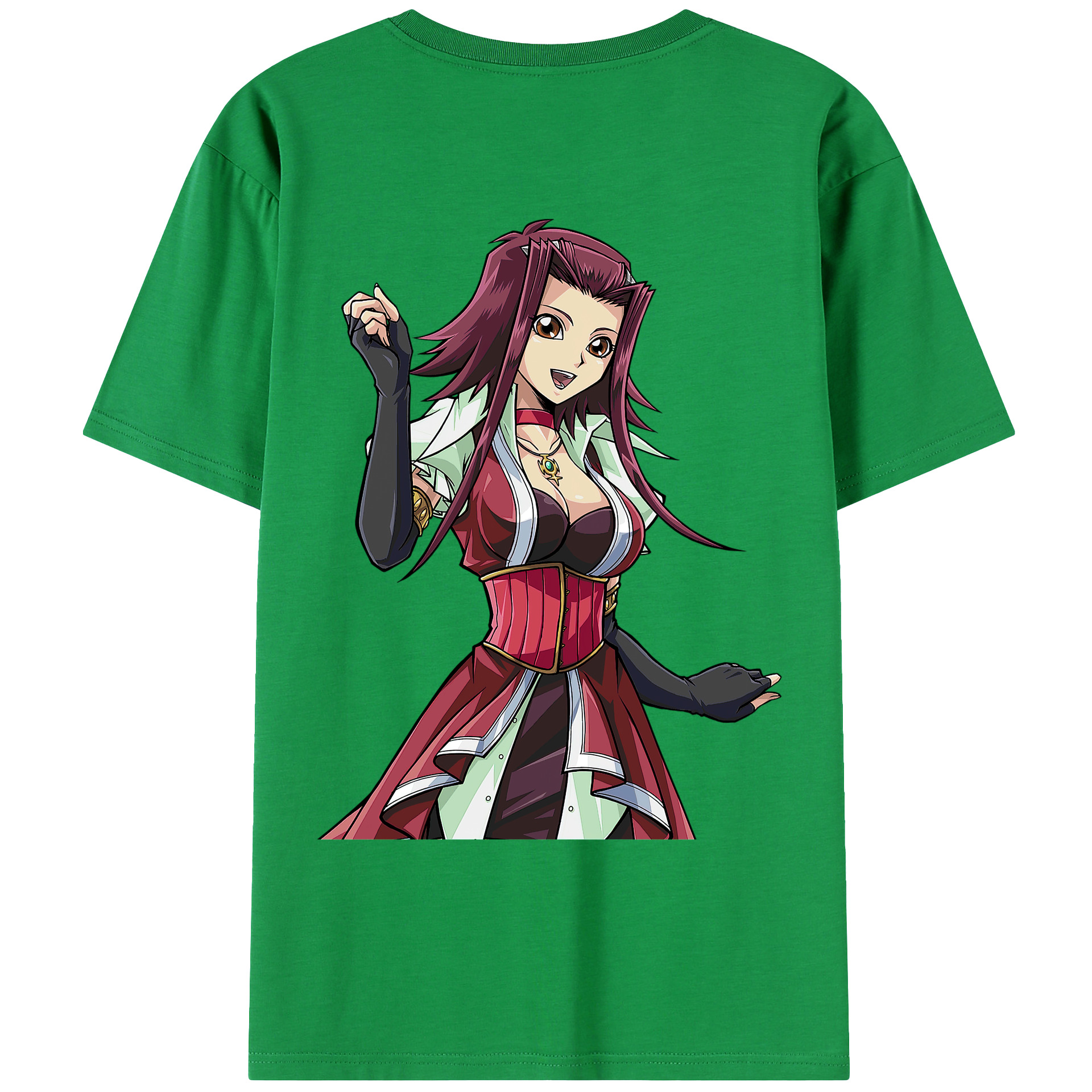 （画像用） 遊☆戯☆王 Yu-Gi-Oh! レディース半袖Tシャツ(バックプリント)
