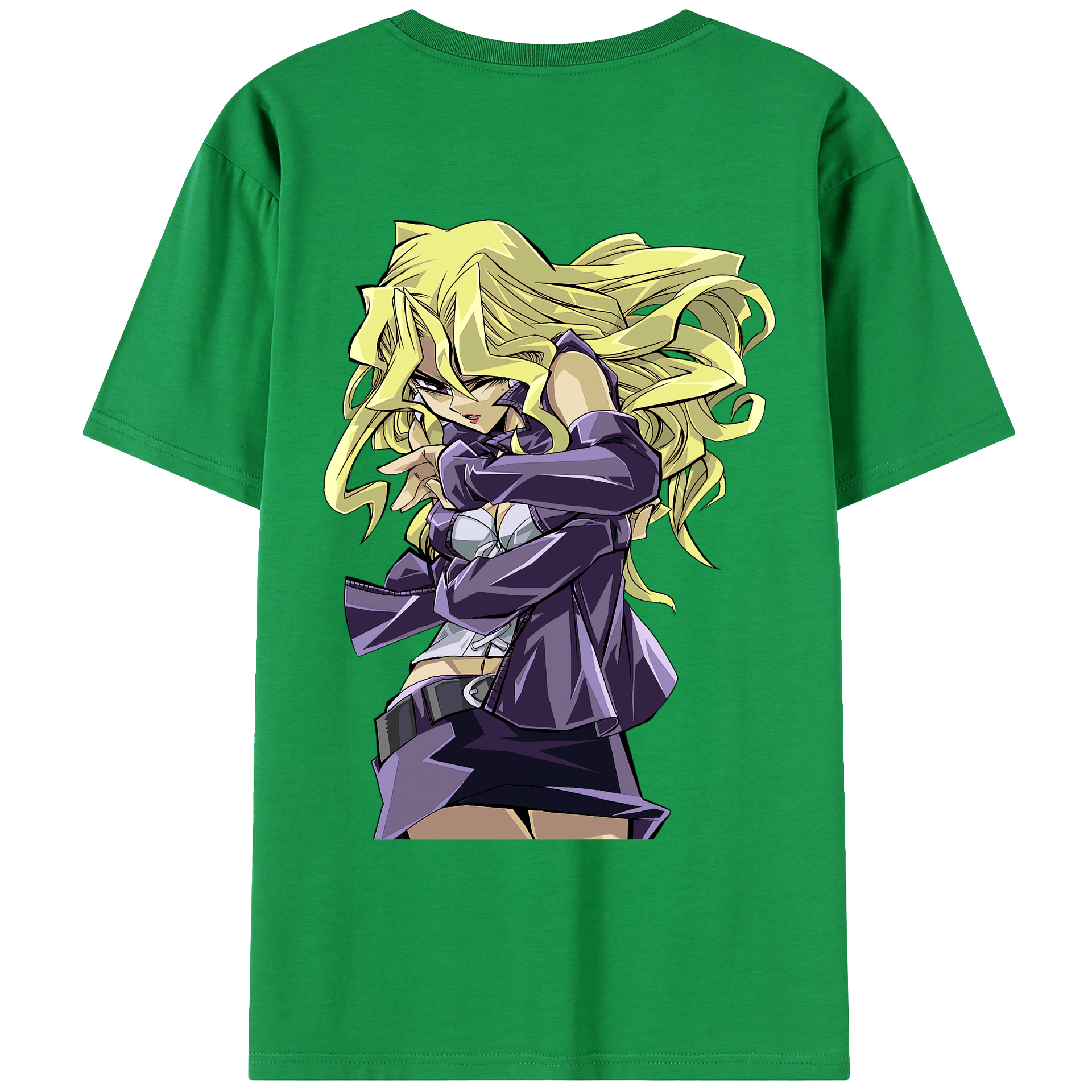 （画像用） 遊☆戯☆王 Yu-Gi-Oh! レディース半袖Tシャツ(バックプリント)