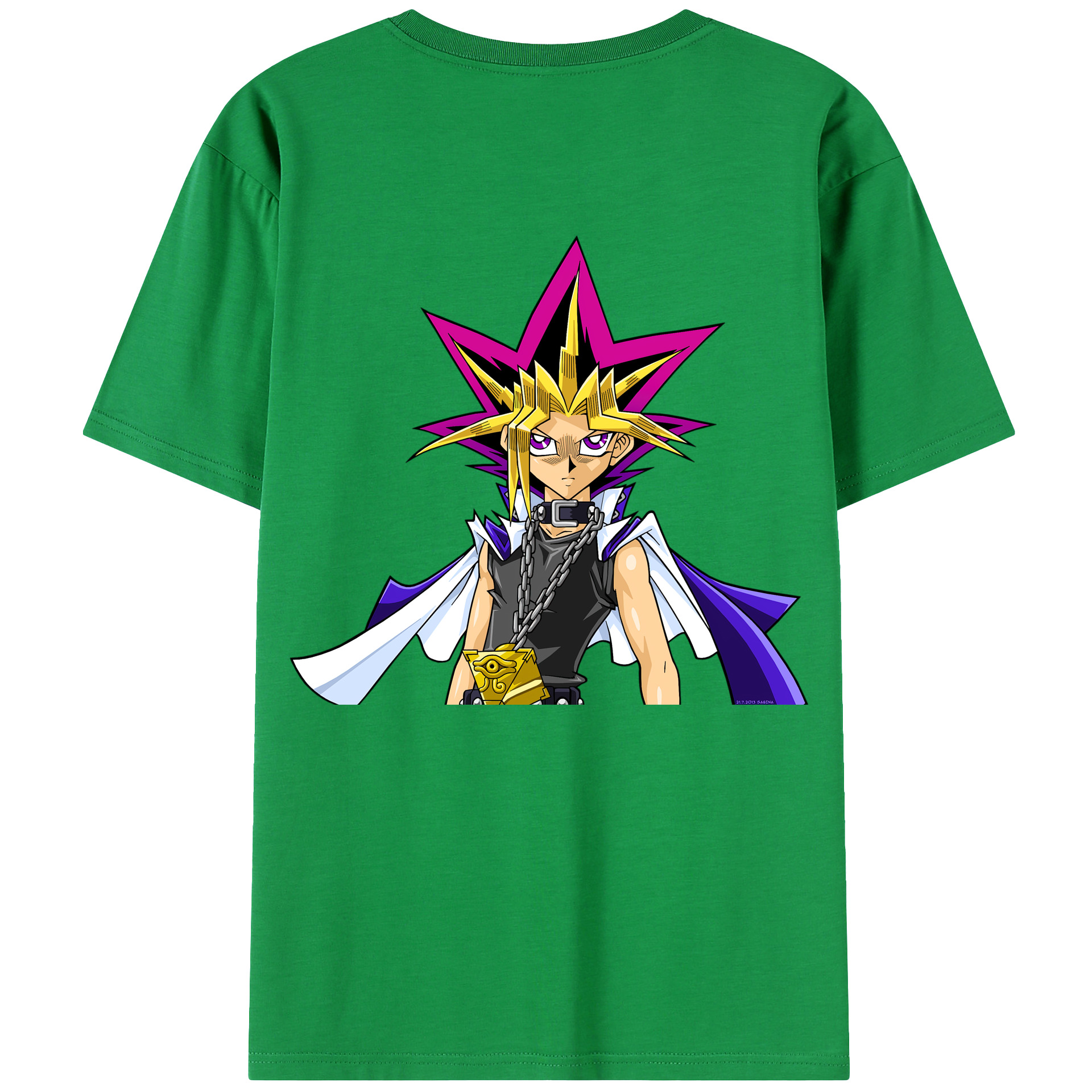 （画像用） 遊☆戯☆王 Yu-Gi-Oh! レディース半袖Tシャツ(バックプリント)