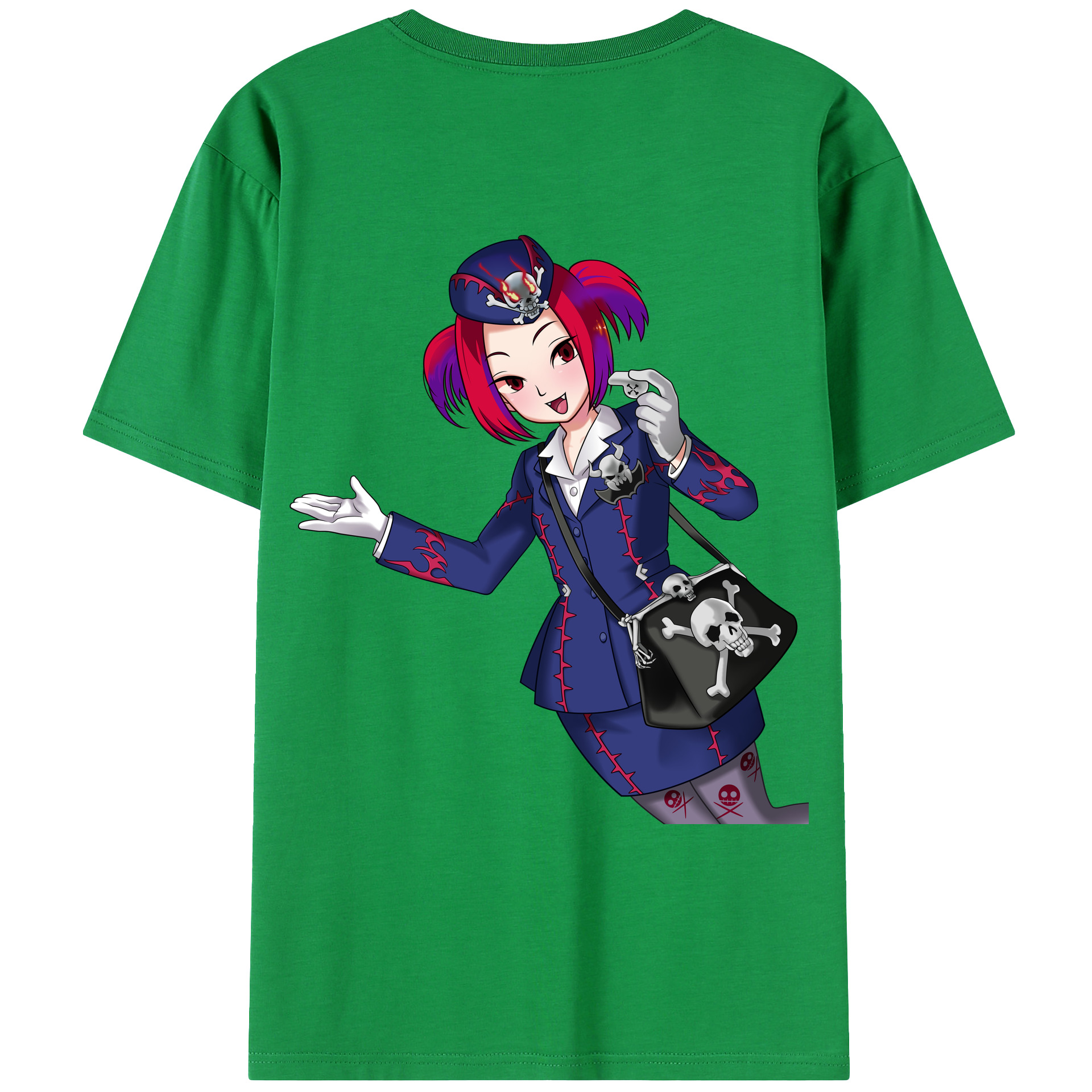 （画像用） 遊☆戯☆王 Yu-Gi-Oh! レディース半袖Tシャツ(バックプリント)