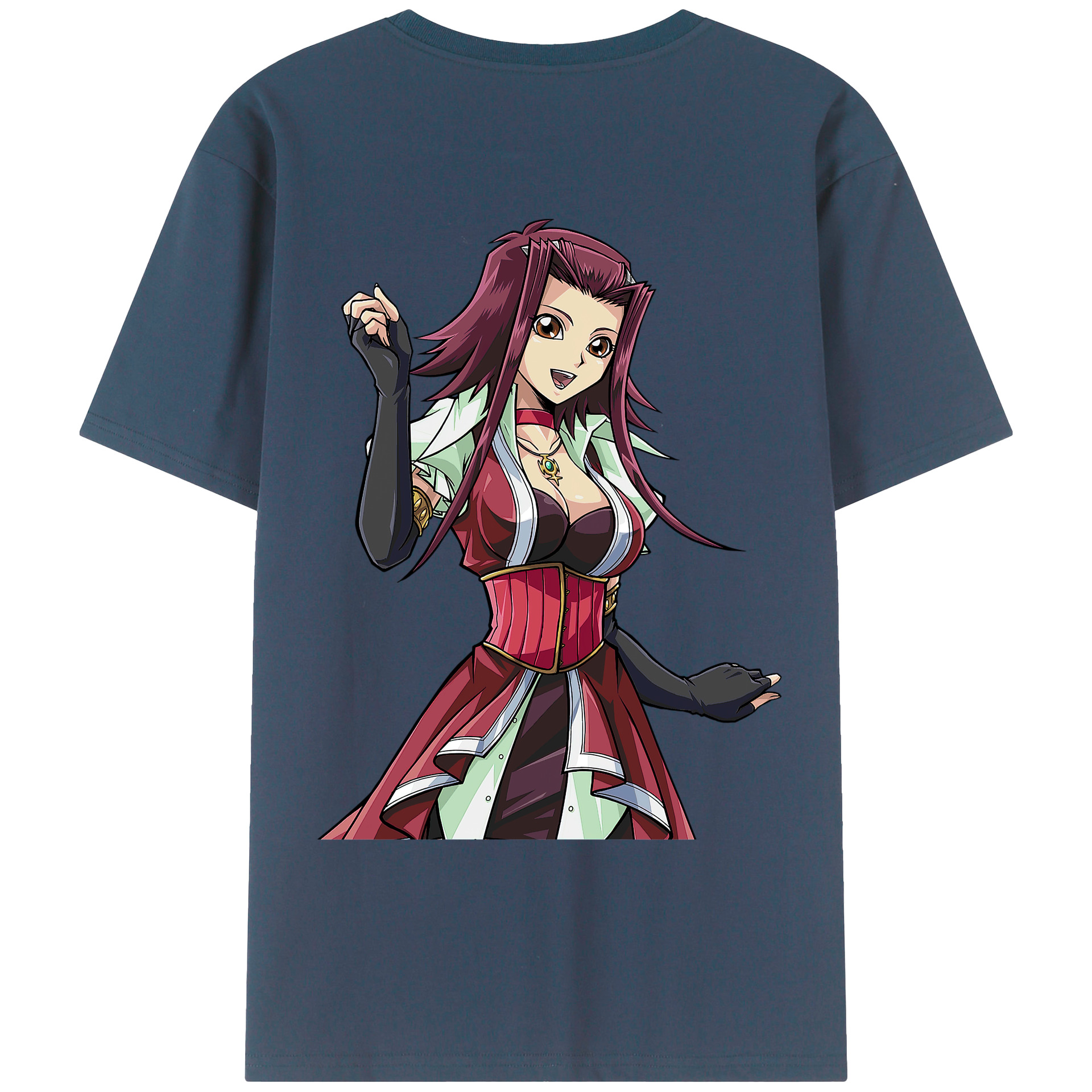 （画像用） 遊☆戯☆王 Yu-Gi-Oh! レディース半袖Tシャツ(バックプリント)