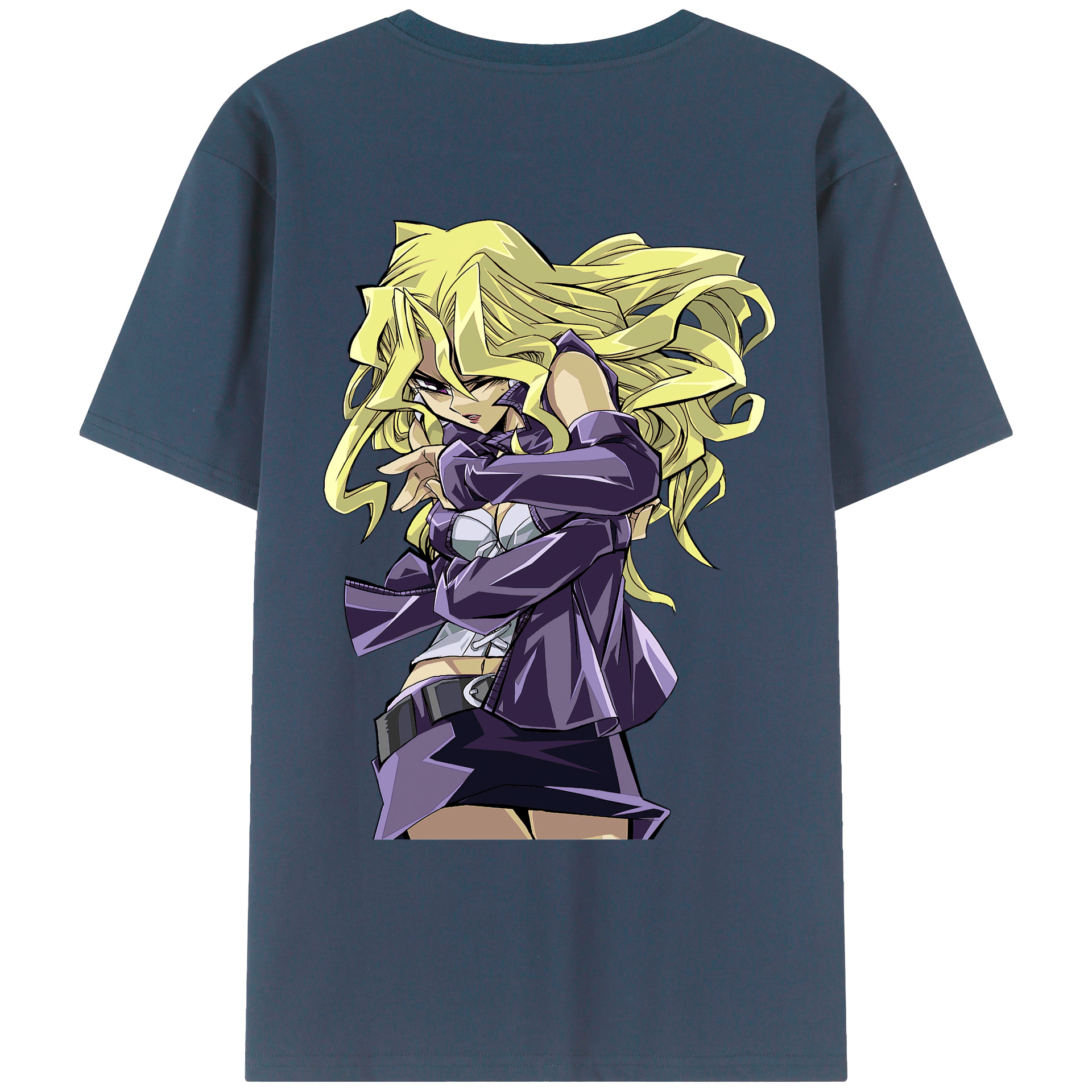 （画像用） 遊☆戯☆王 Yu-Gi-Oh! レディース半袖Tシャツ(バックプリント)