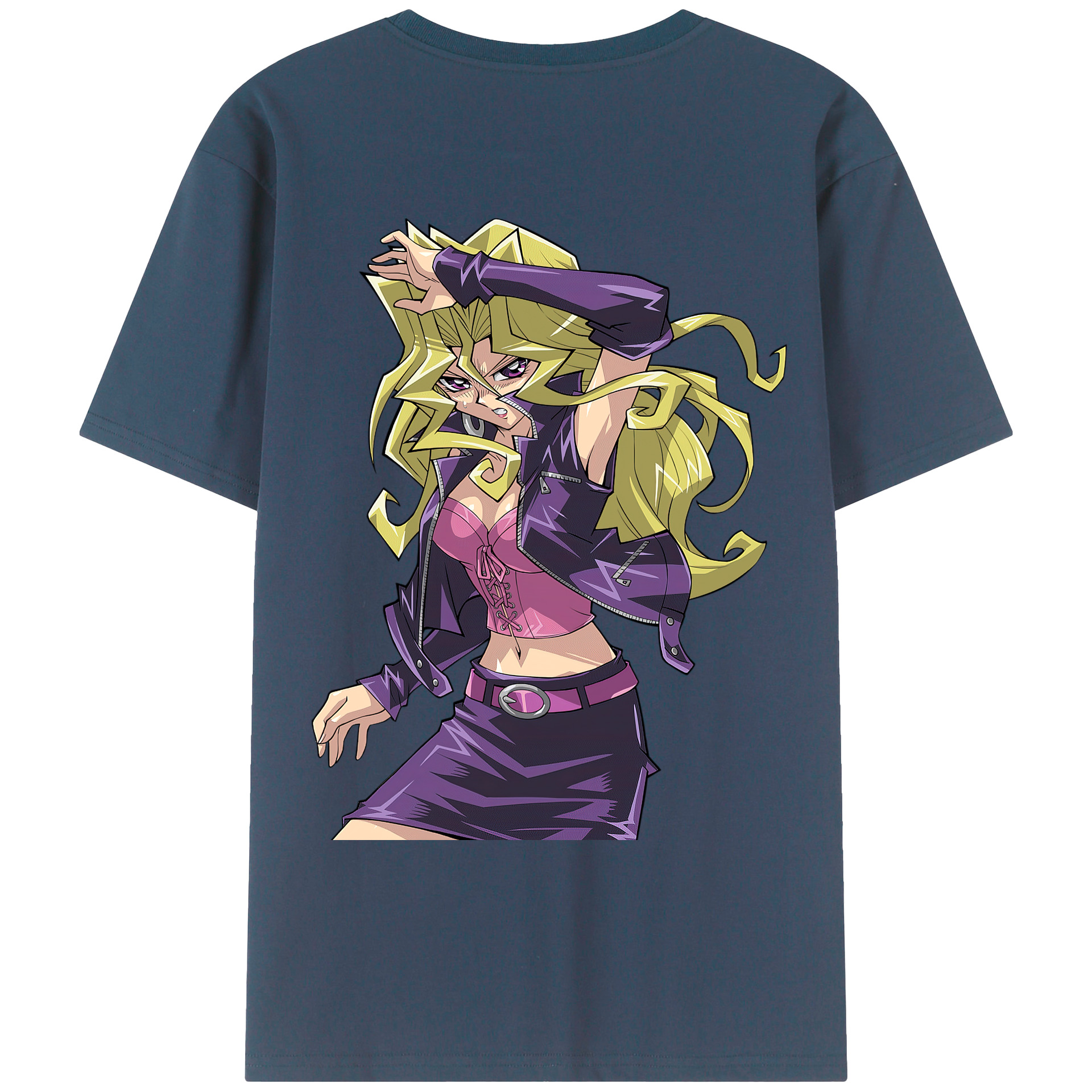 （画像用） 遊☆戯☆王 Yu-Gi-Oh! レディース半袖Tシャツ(バックプリント)