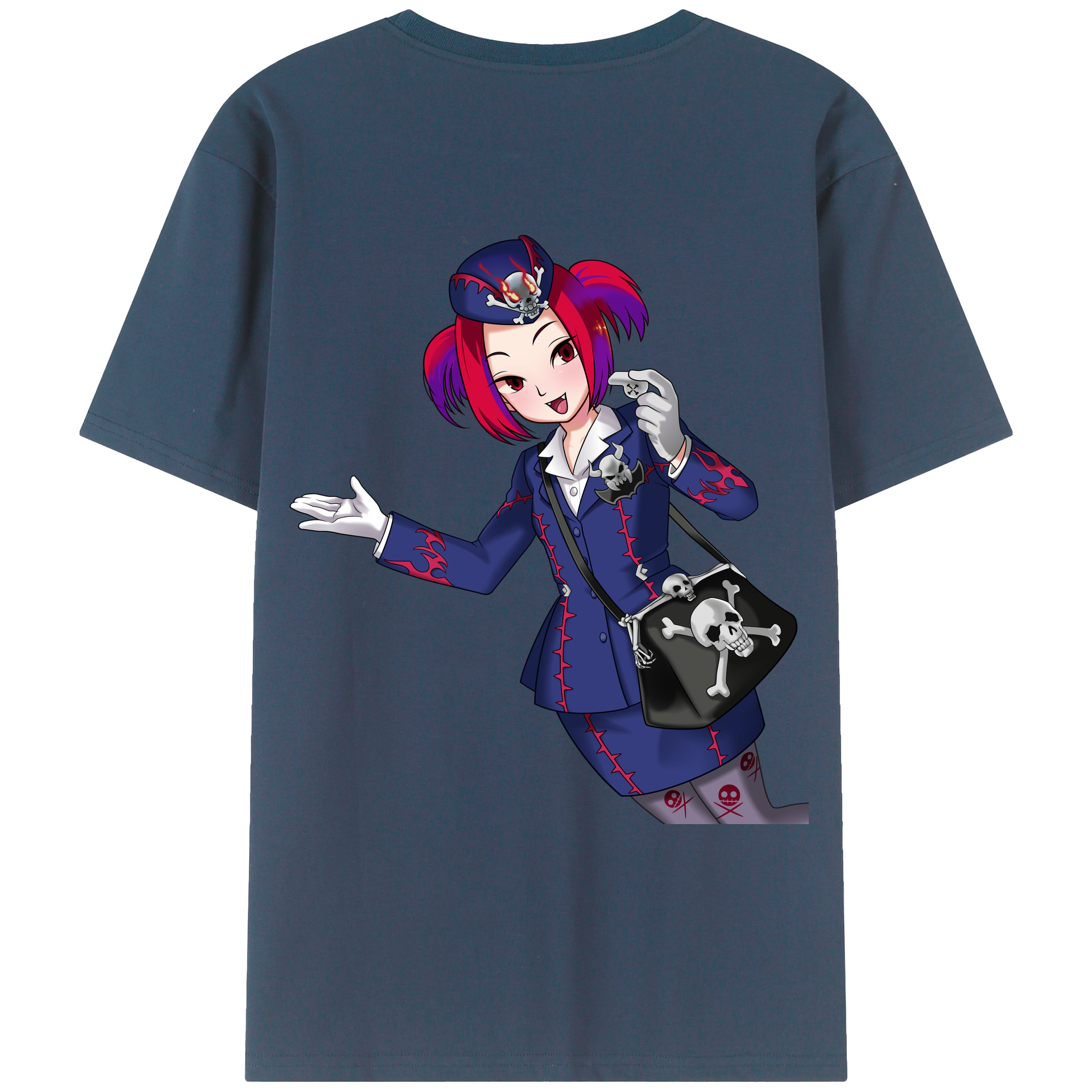 （画像用） 遊☆戯☆王 Yu-Gi-Oh! レディース半袖Tシャツ(バックプリント)