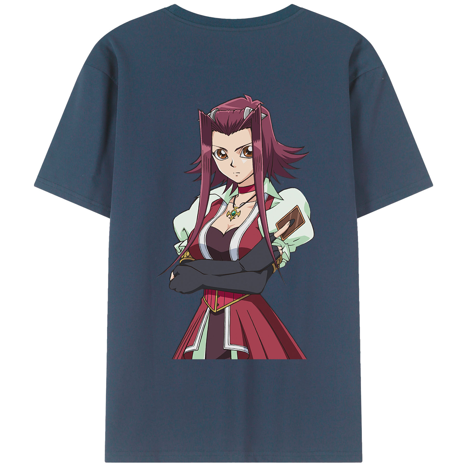 （画像用） 遊☆戯☆王 Yu-Gi-Oh! レディース半袖Tシャツ(バックプリント)
