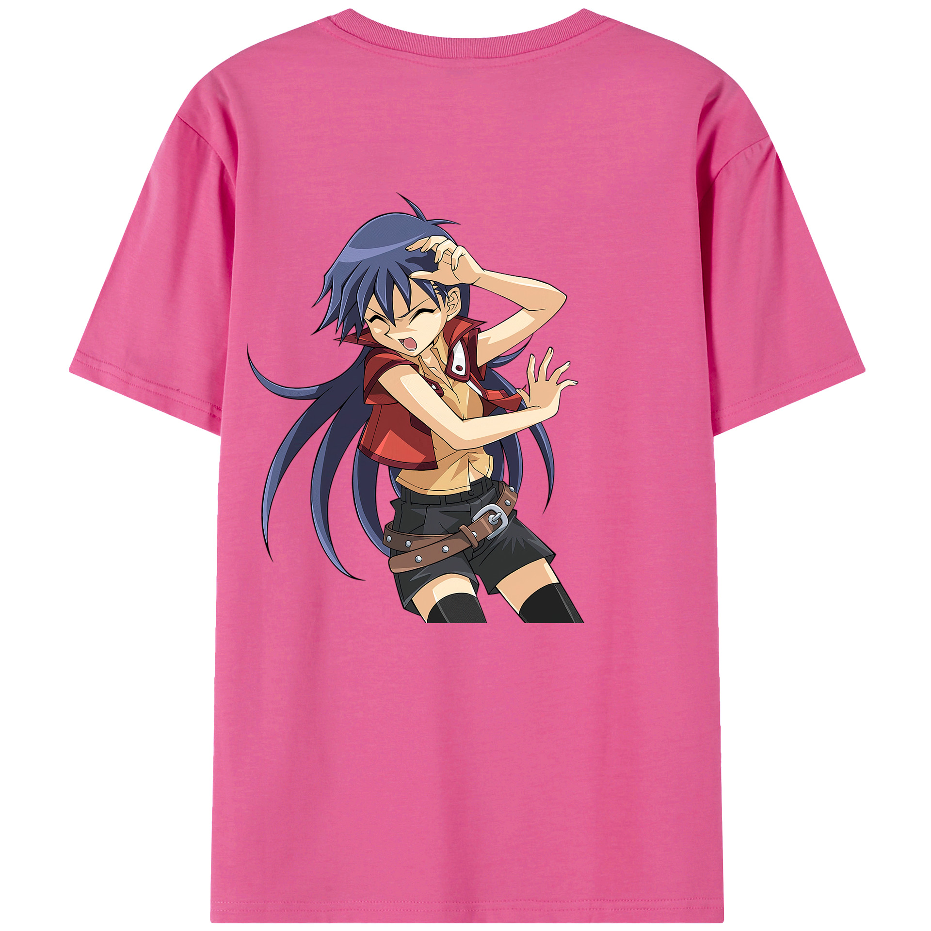 （画像用） 遊☆戯☆王 Yu-Gi-Oh! レディース半袖Tシャツ(バックプリント)