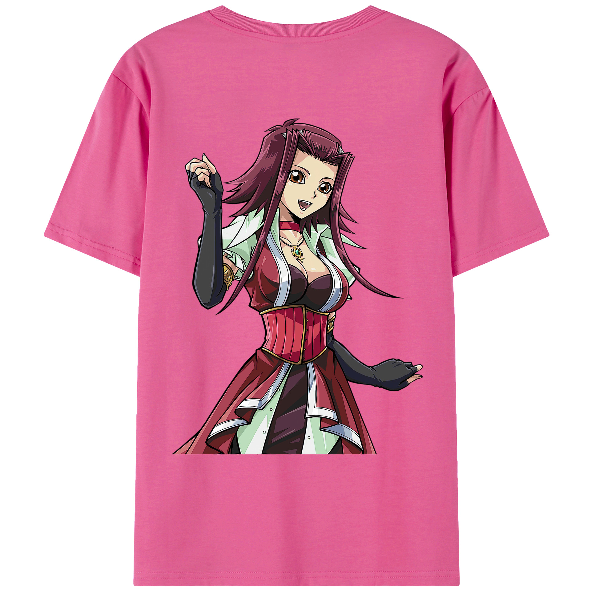 （画像用） 遊☆戯☆王 Yu-Gi-Oh! レディース半袖Tシャツ(バックプリント)
