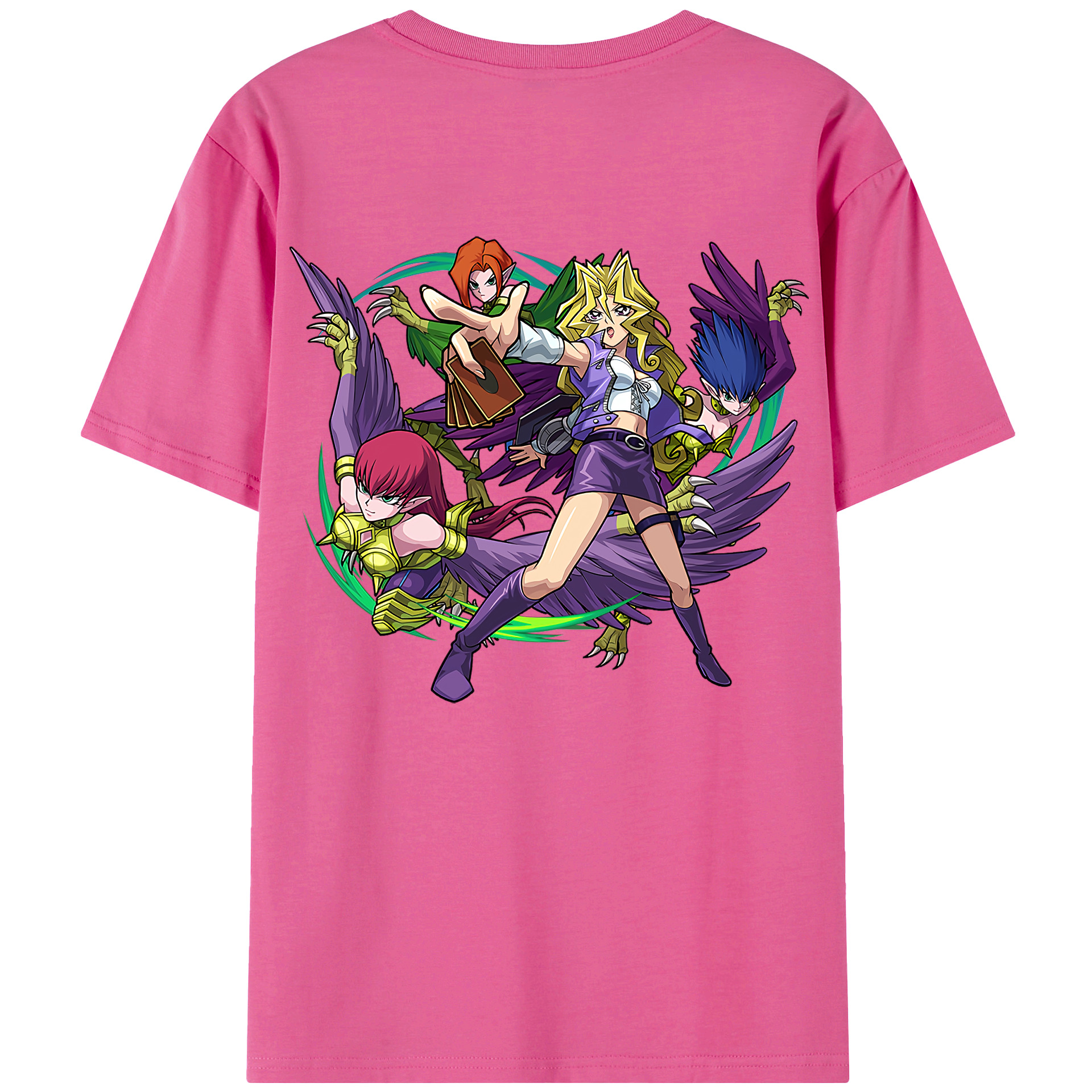 （画像用） 遊☆戯☆王 Yu-Gi-Oh! レディース半袖Tシャツ(バックプリント)