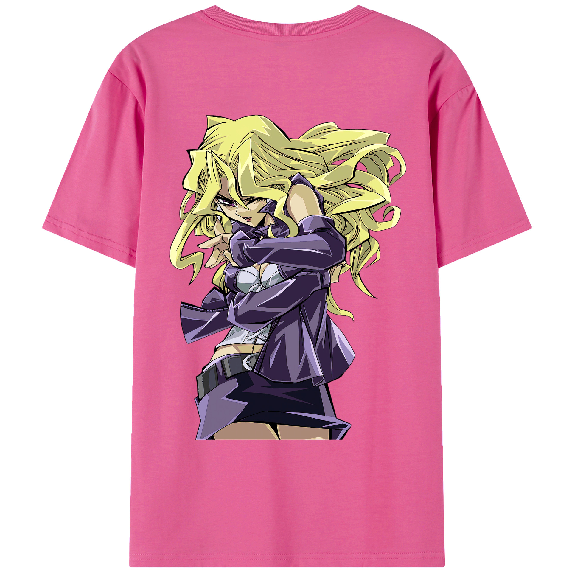 （画像用） 遊☆戯☆王 Yu-Gi-Oh! レディース半袖Tシャツ(バックプリント)