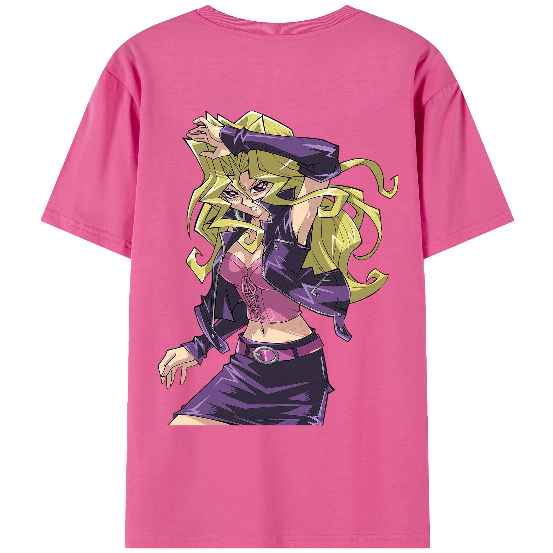 （画像用） 遊☆戯☆王 Yu-Gi-Oh! レディース半袖Tシャツ(バックプリント)
