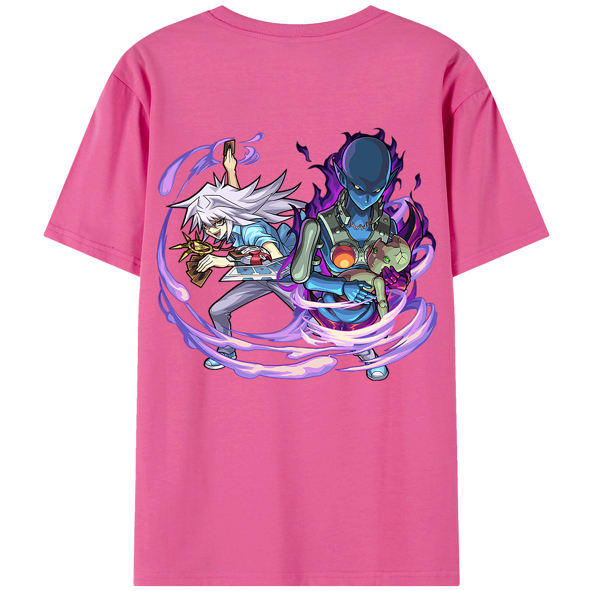 （画像用） 遊☆戯☆王 Yu-Gi-Oh! レディース半袖Tシャツ(バックプリント)