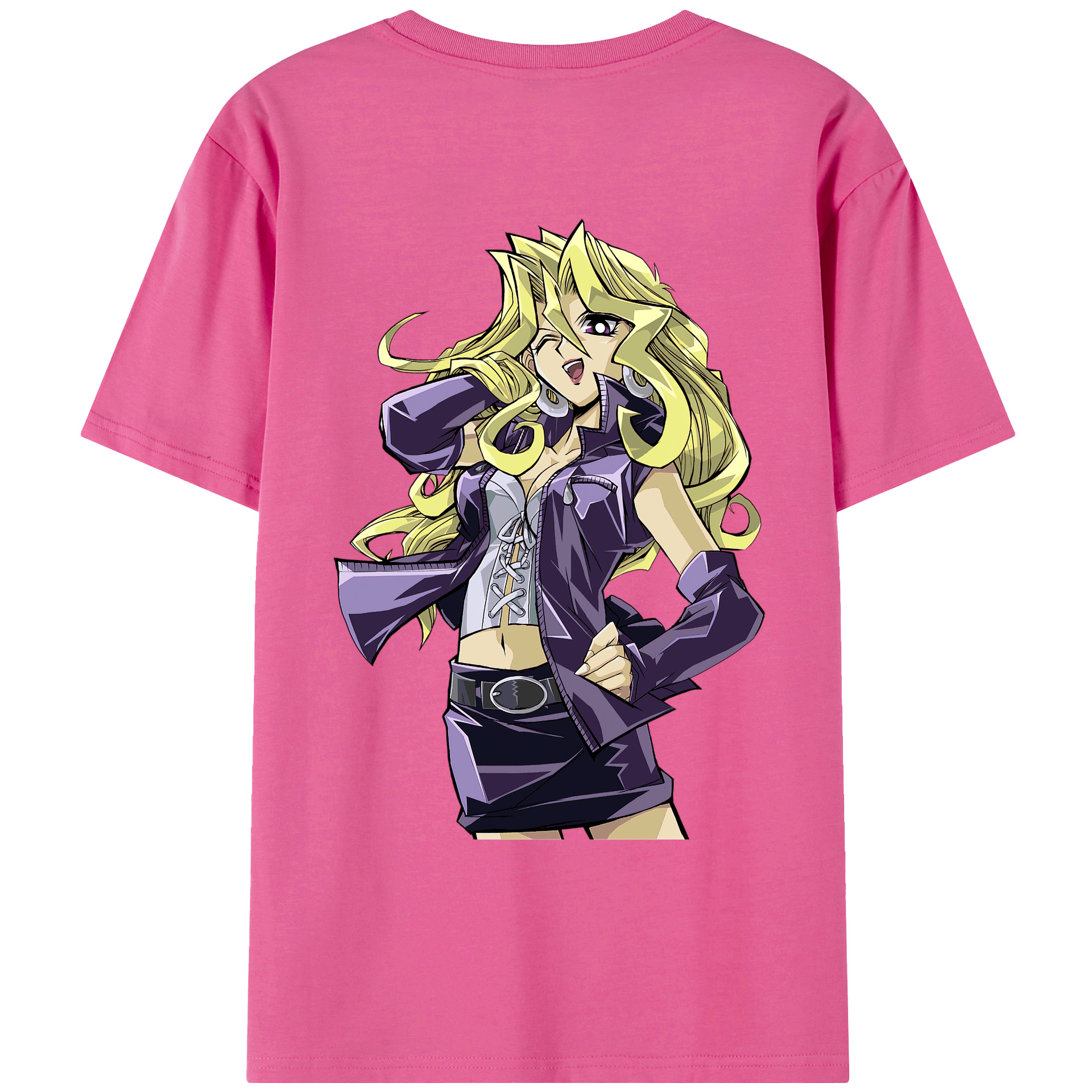 （画像用） 遊☆戯☆王 Yu-Gi-Oh! レディース半袖Tシャツ(バックプリント)