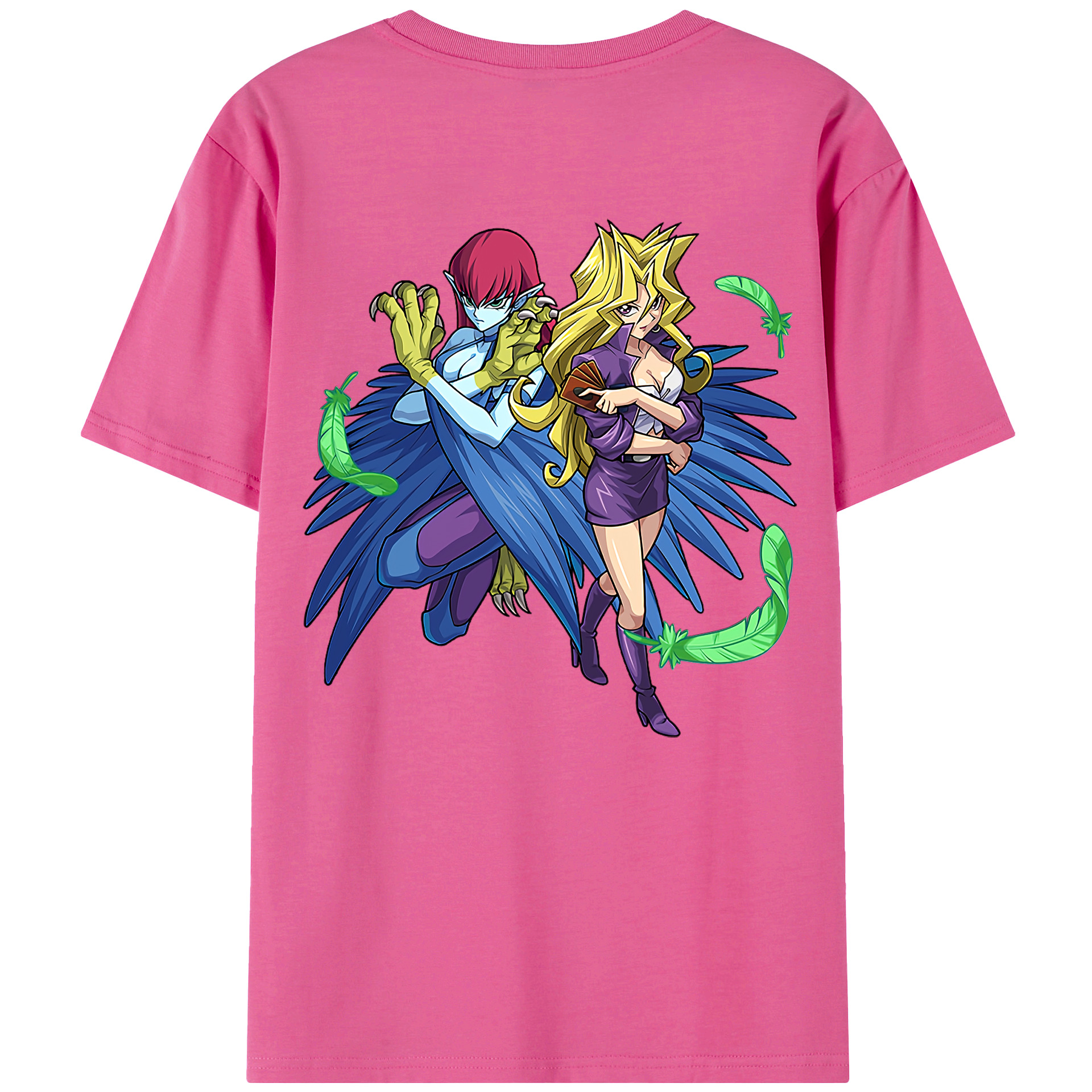 （画像用） 遊☆戯☆王 Yu-Gi-Oh! レディース半袖Tシャツ(バックプリント)
