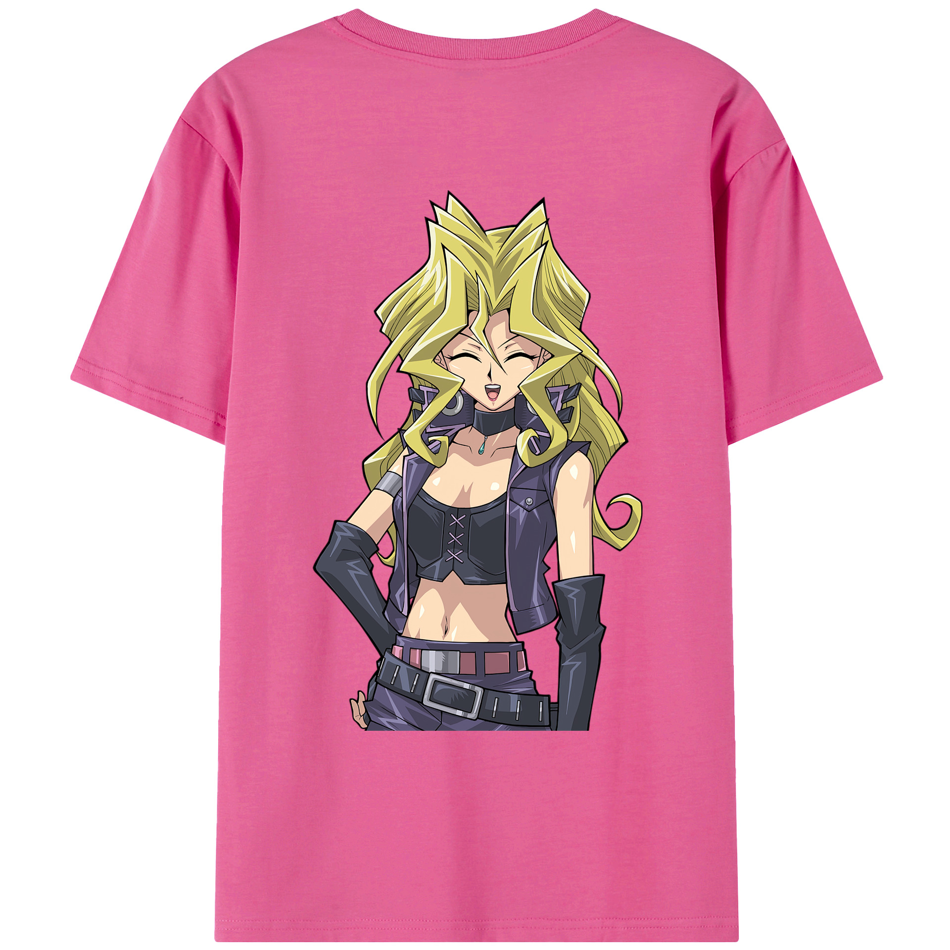遊☆戯☆王 Yu-Gi-Oh! レディース半袖Tシャツ(バックプリント)