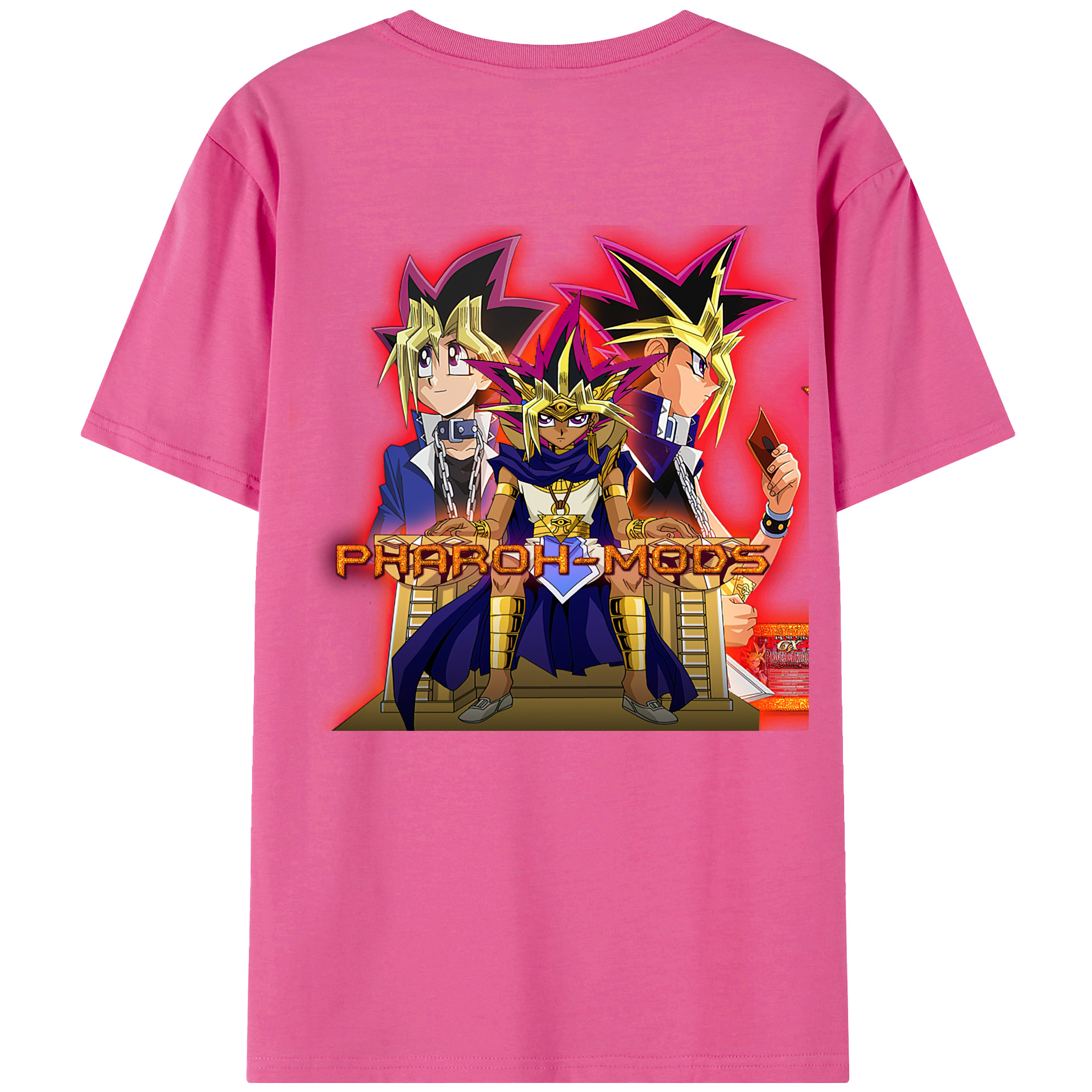 遊☆戯☆王 Yu-Gi-Oh! レディース半袖Tシャツ(バックプリント)