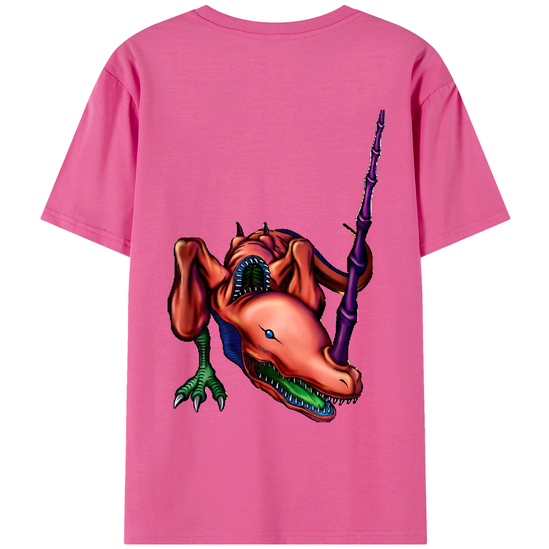 遊☆戯☆王 Yu-Gi-Oh! レディース半袖Tシャツ(バックプリント)
