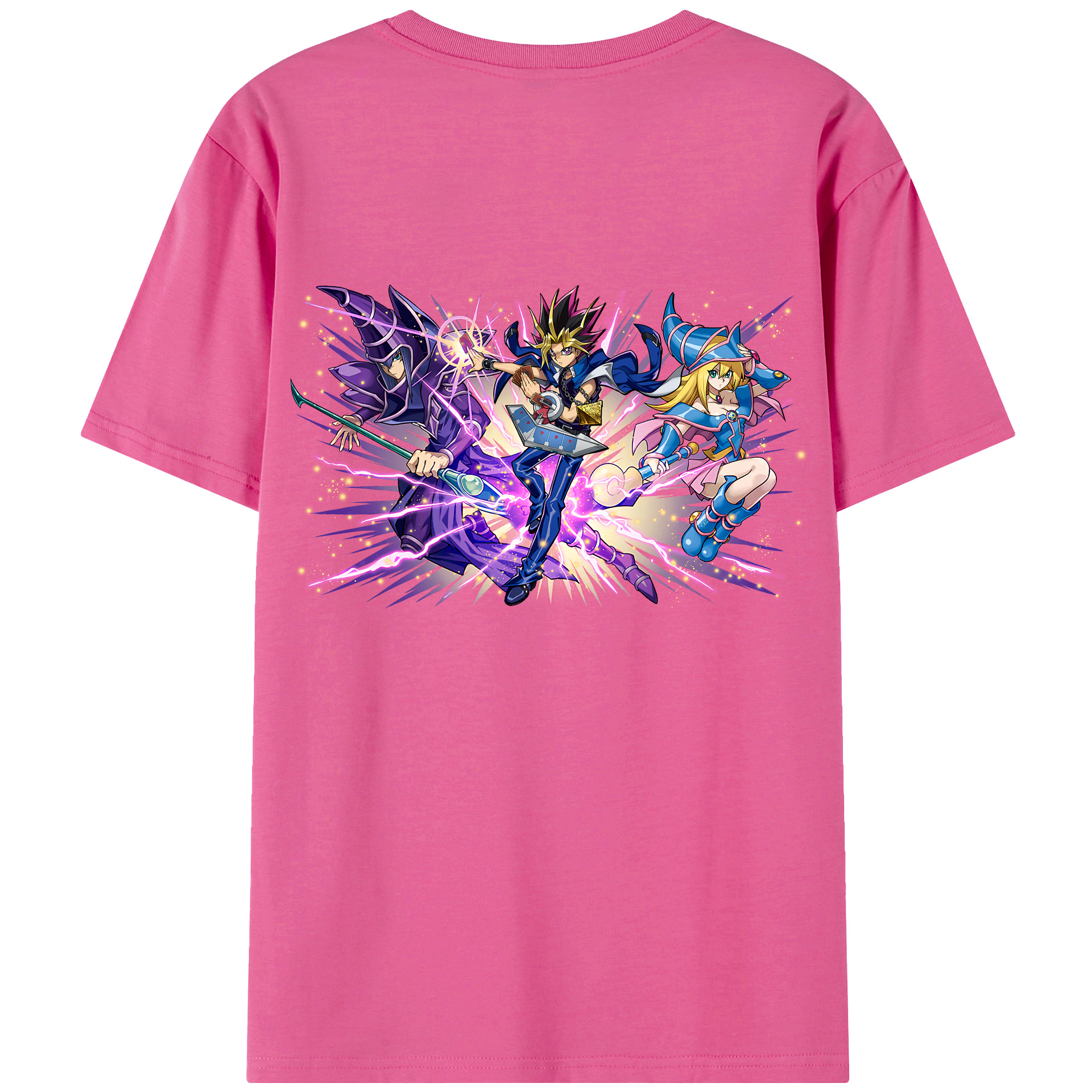 遊☆戯☆王 Yu-Gi-Oh! レディース半袖Tシャツ(バックプリント)